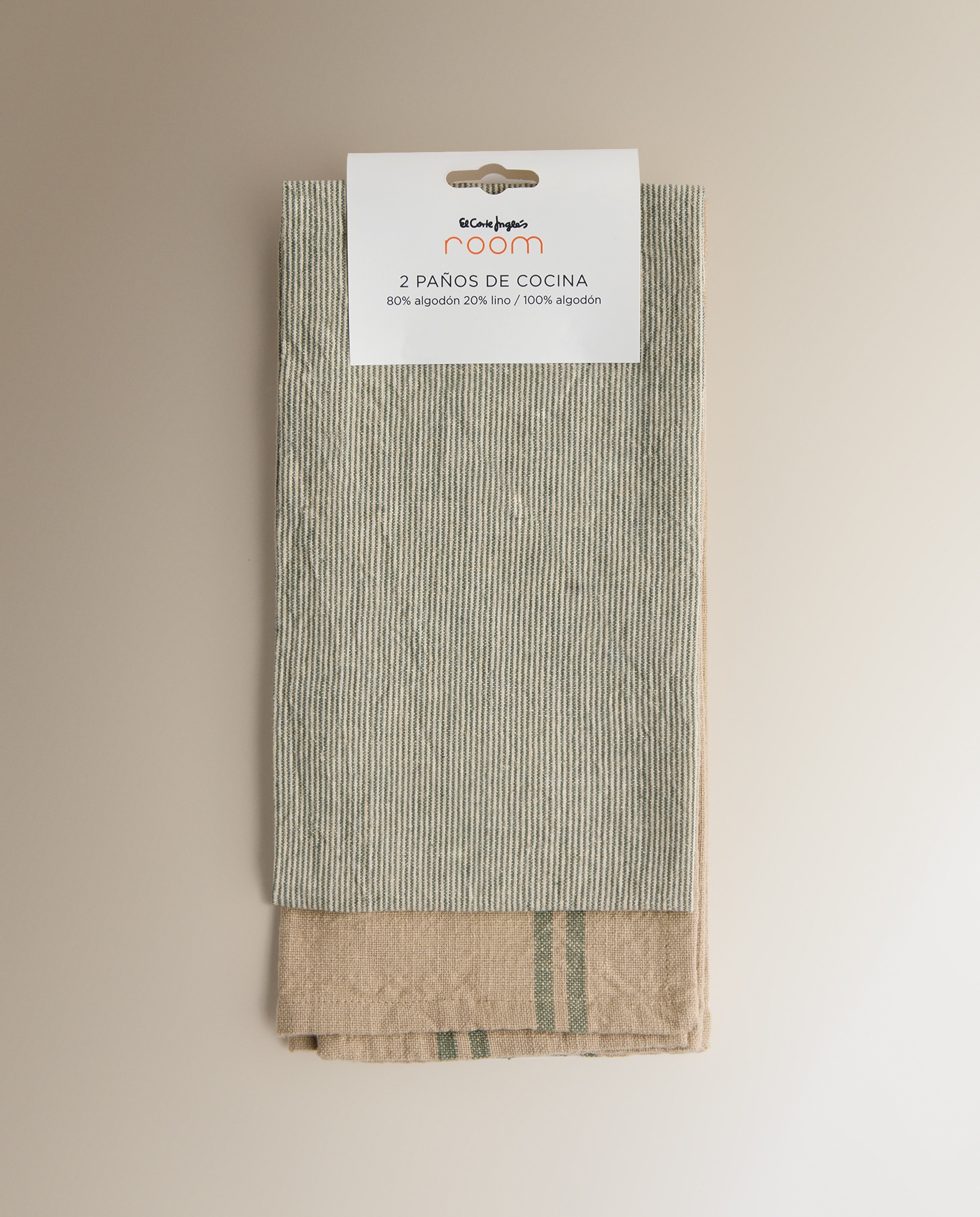 Conjunto de 2 Panos Norwat em Algodão Verde-6