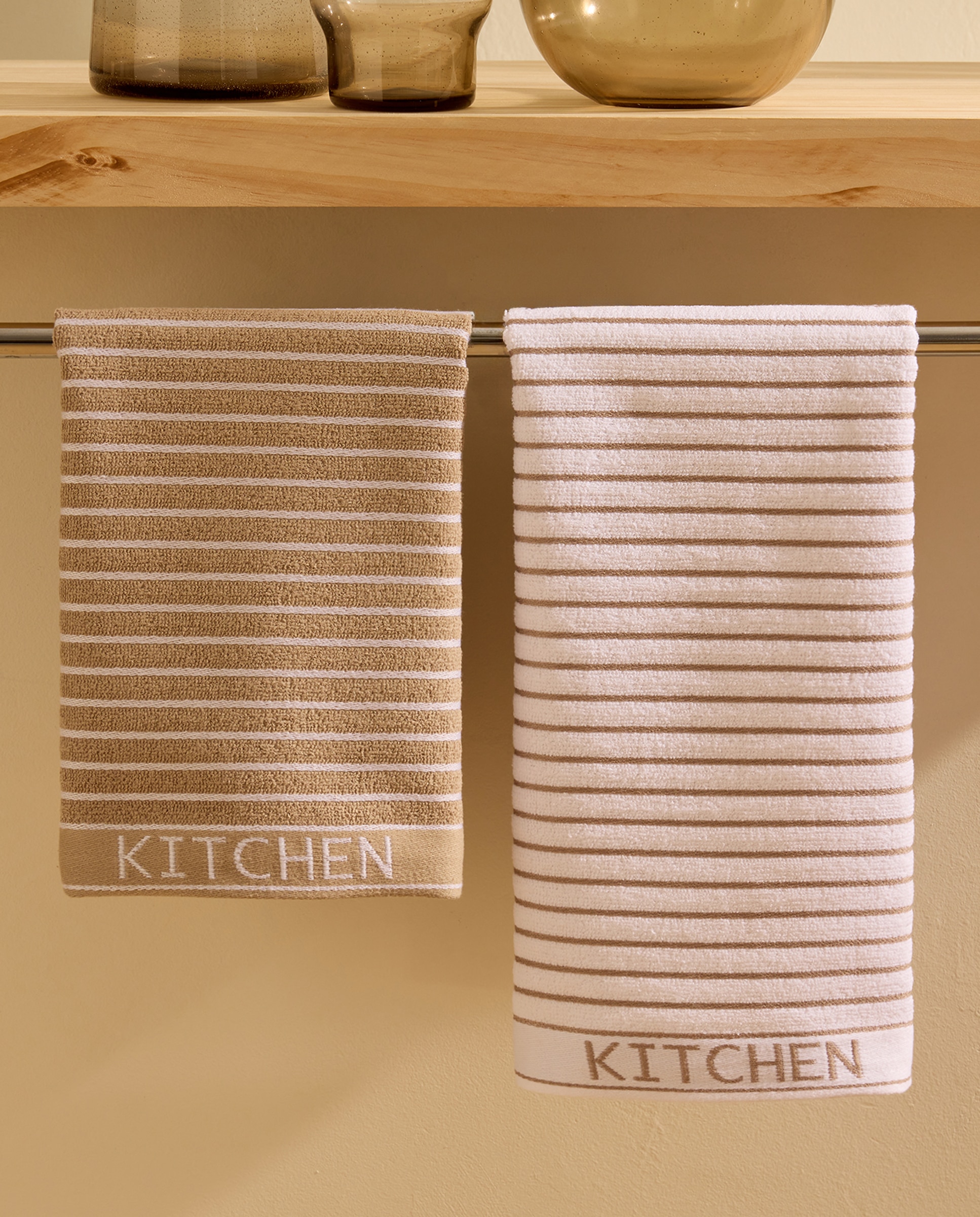 Imagem 0 de Conjunto de 2 Panos de Tecido Turco de Algodão Rock