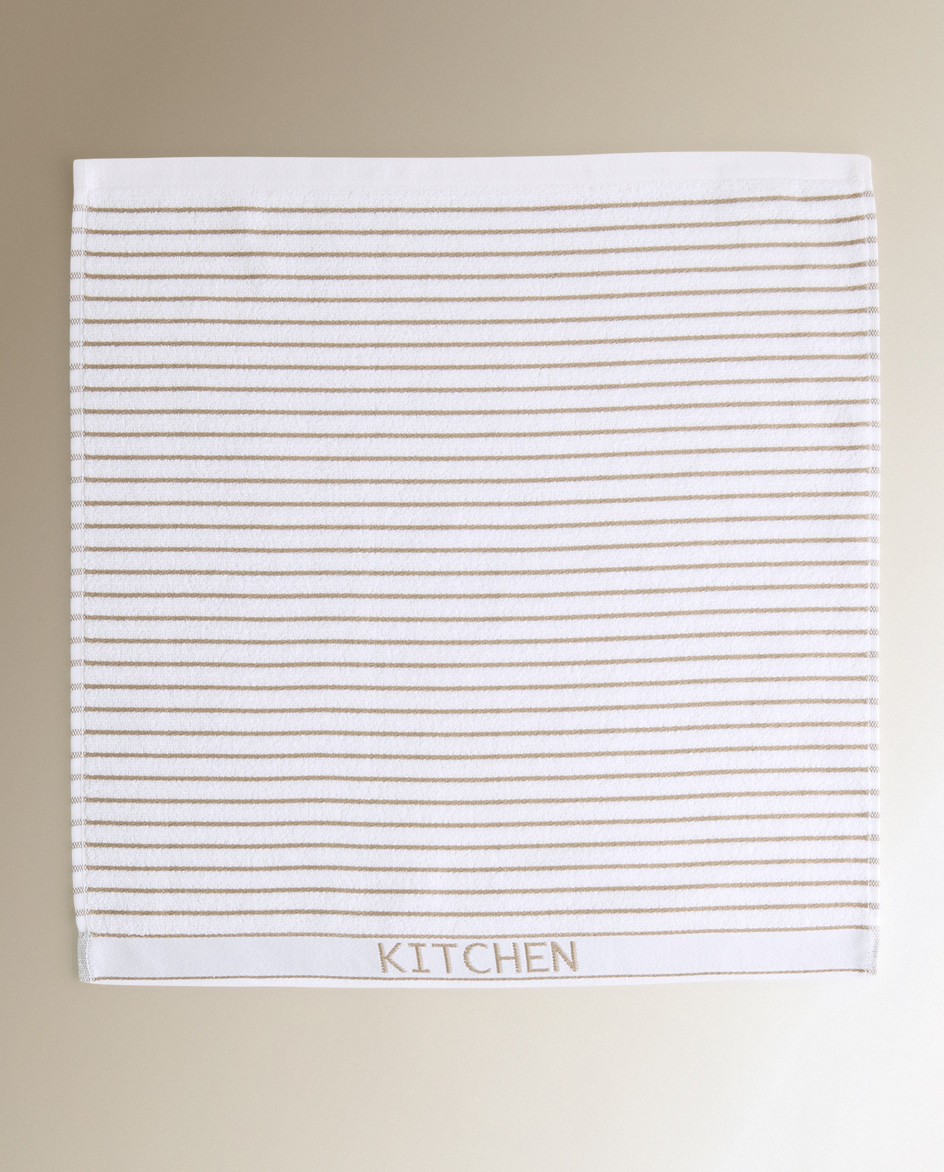 Conjunto de 2 Panos de Tecido Turco de Algodão Rock Bege-4