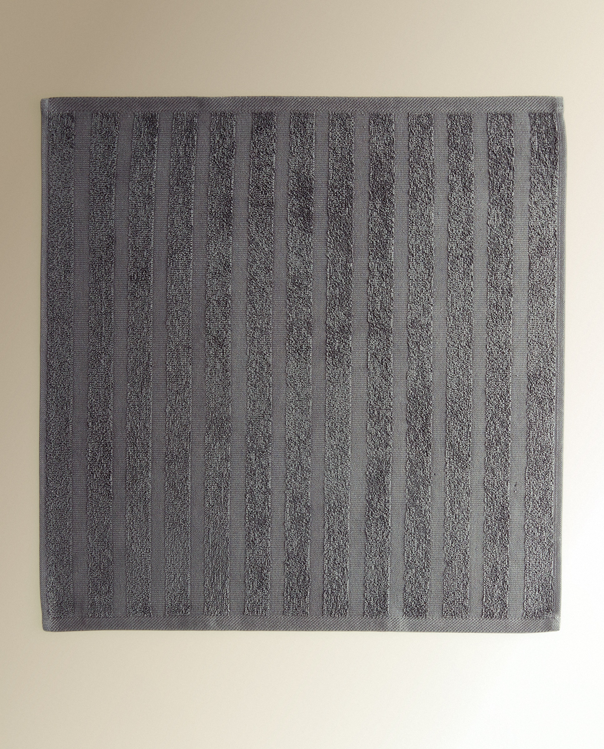 Set 2 paños rizo algodón Moss - Gris 50 x 50 cm Gris-4