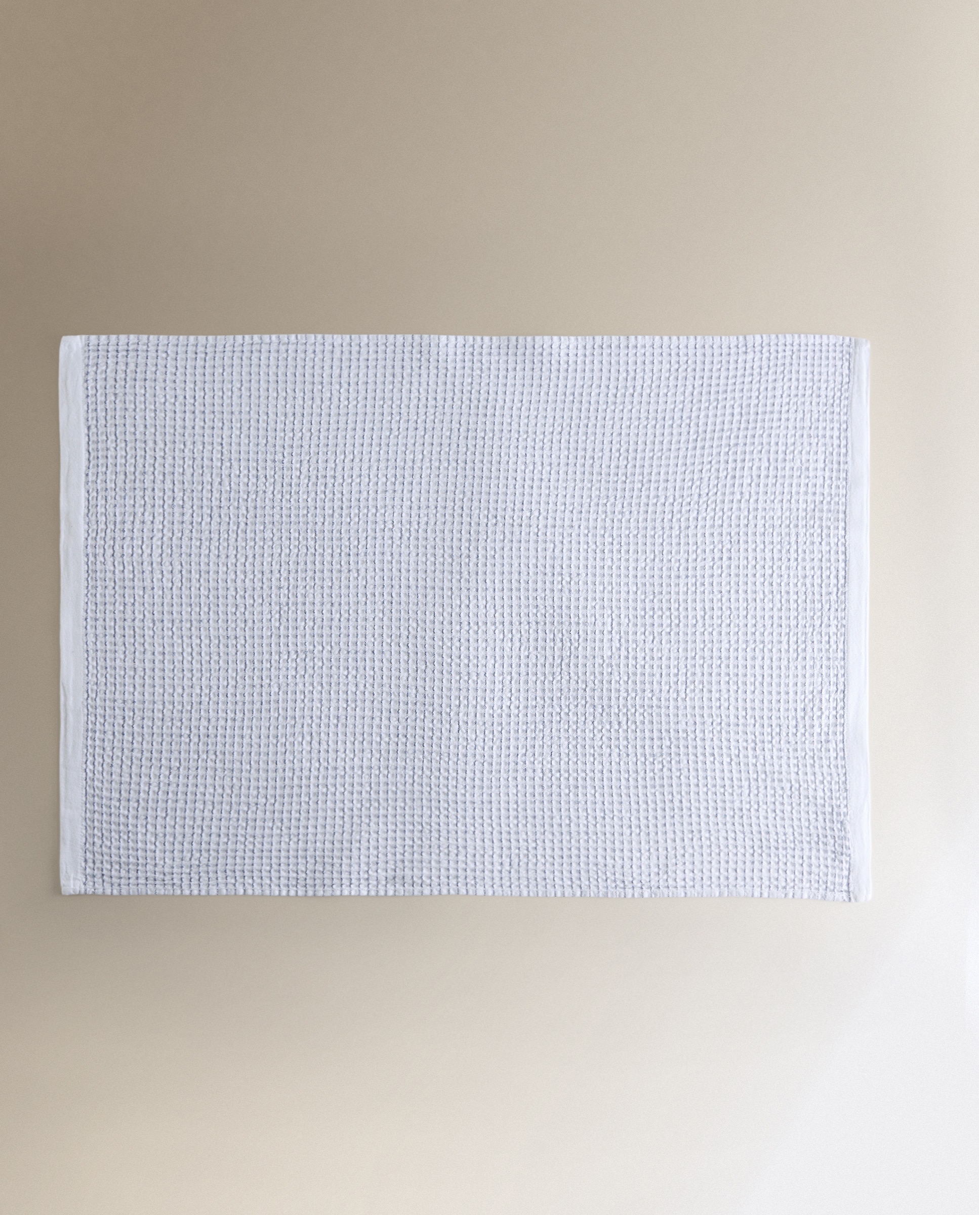 Set 2 paños de cocina algodón Nido - Azul 50 x 70 cm Azul-3
