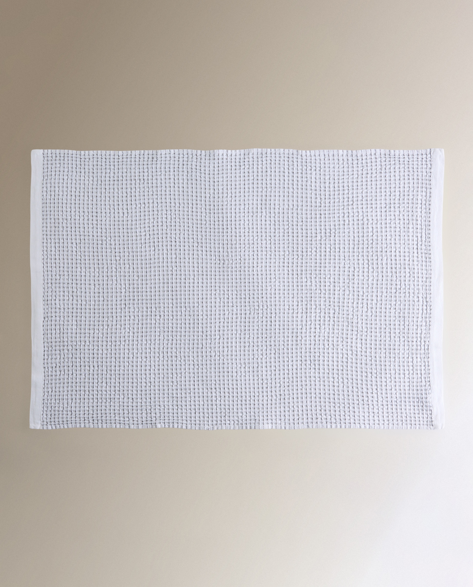 Set 2 paños de cocina algodón Nido - Gris 50 x 70 cm Gris-4