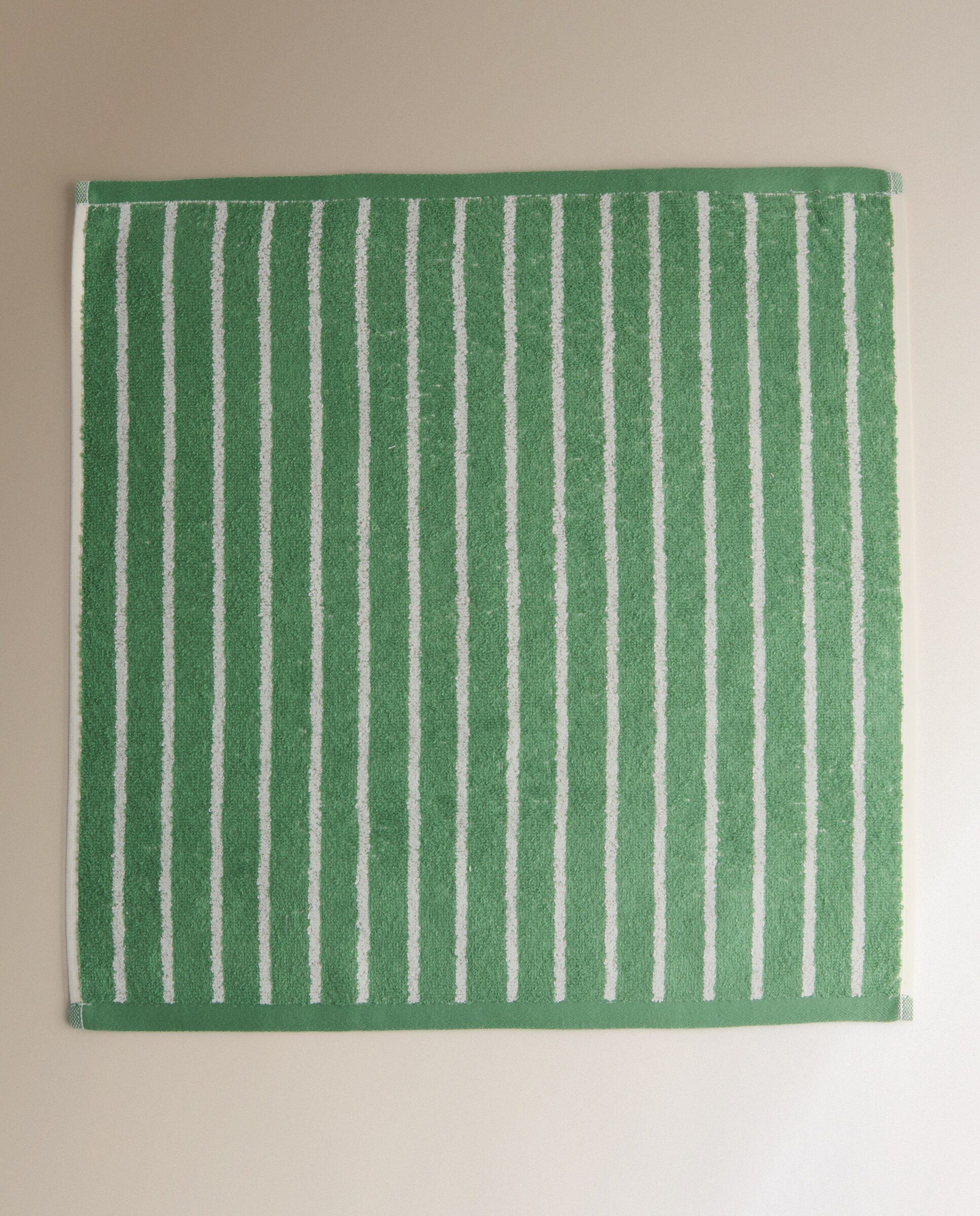 Set 2 paños de rizo algodón Verduras - Verde 50 x 50 cm Verde-4