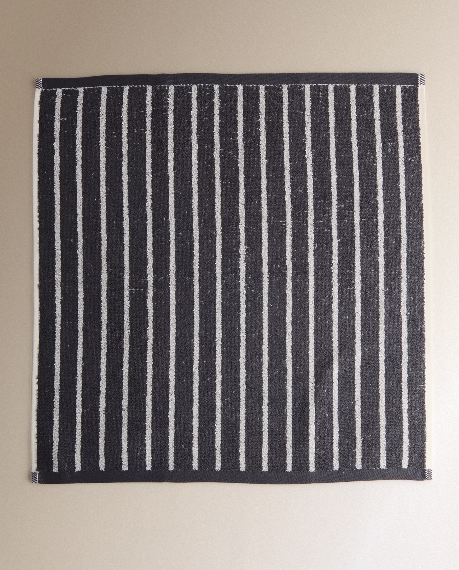 Set 2 paños de rizo algodón Verduras - Gris 50 x 50 cm Gris-4