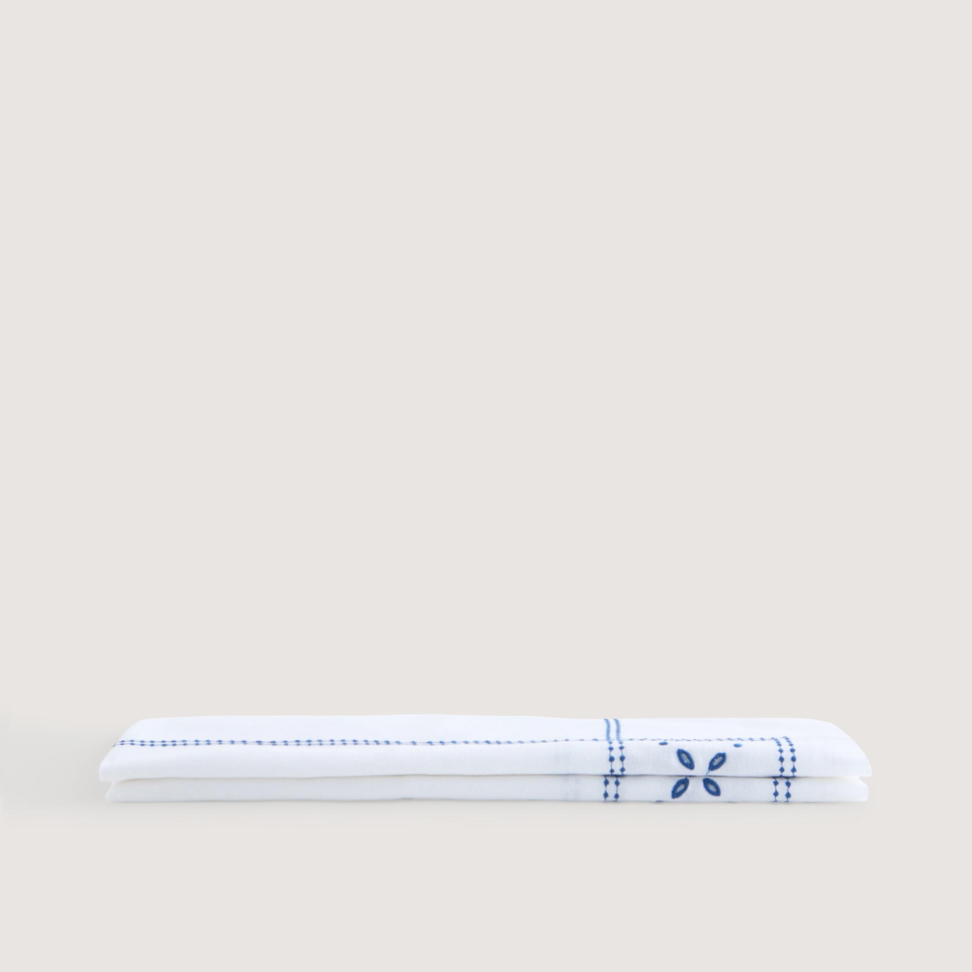 Caminho de Mesa de Algodão Corfú Azul-2