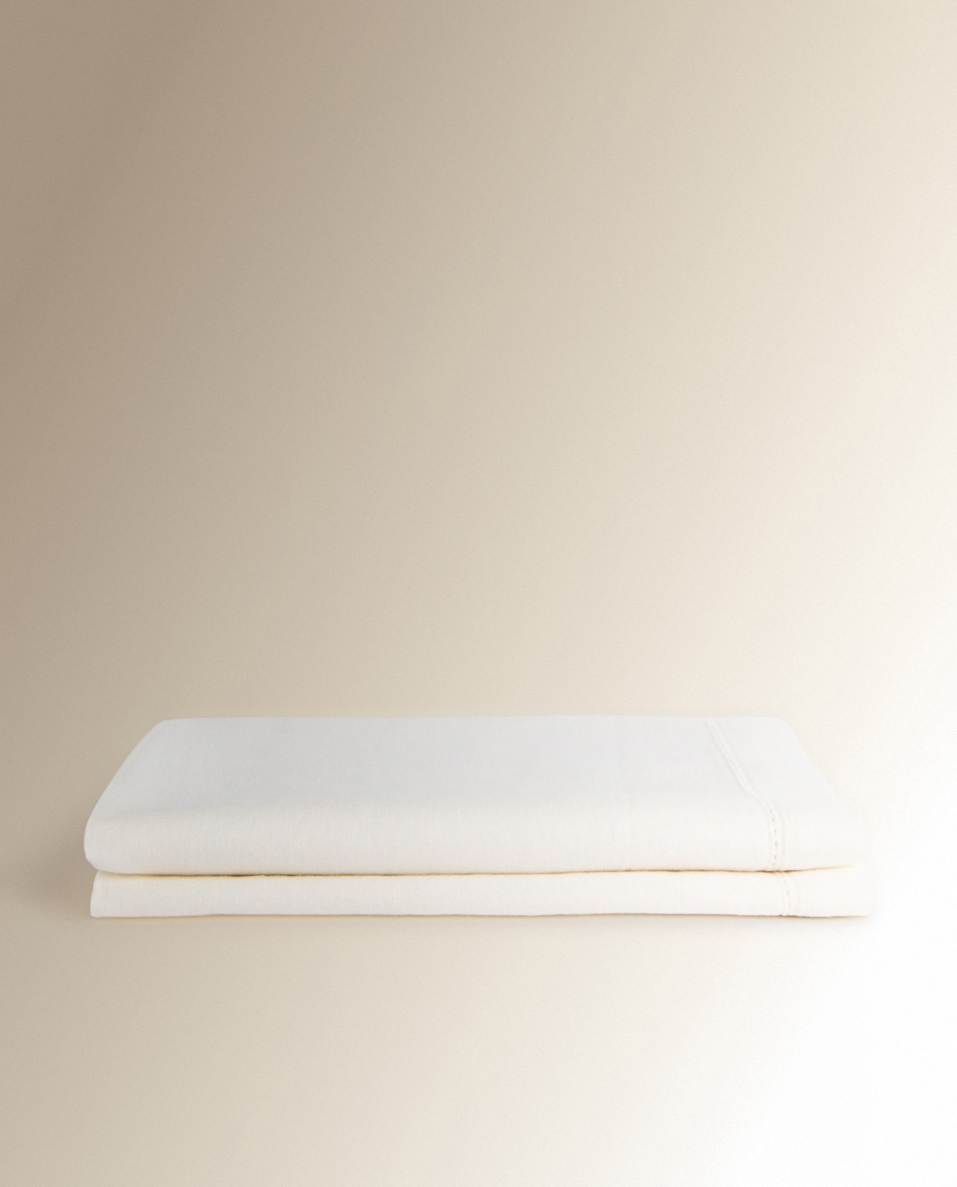 Camino de mesa algodón y lino Vainica - Blanco 50 x 150 cm Blanco-2