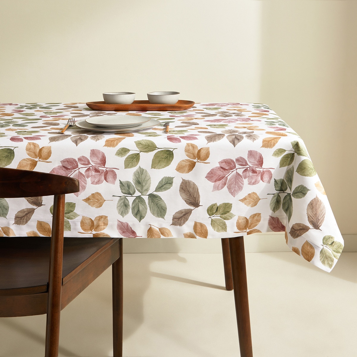 Toalha de Mesa Antimanchas Resinada Woods Multicolor-1