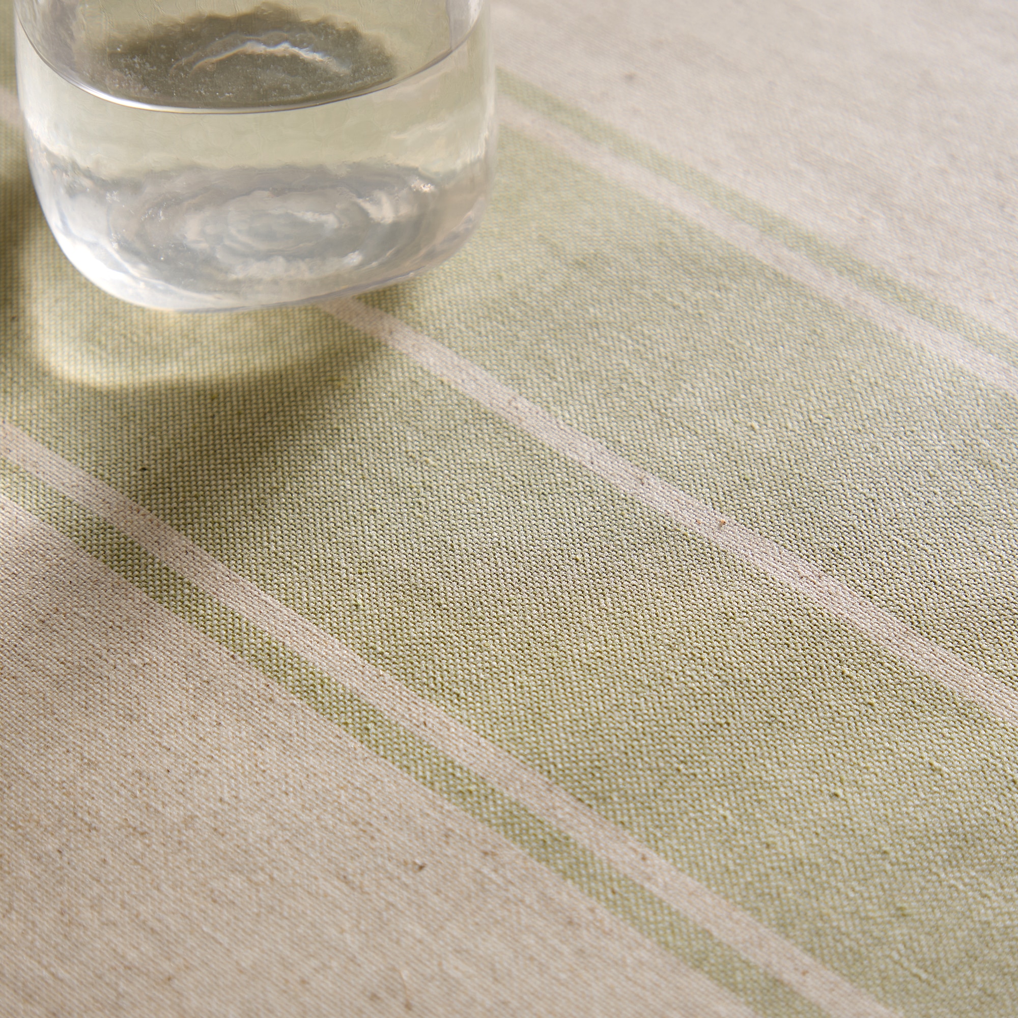 Mantel antimanchas resinado Raya - Verde 150 x 250 cm Verde-3