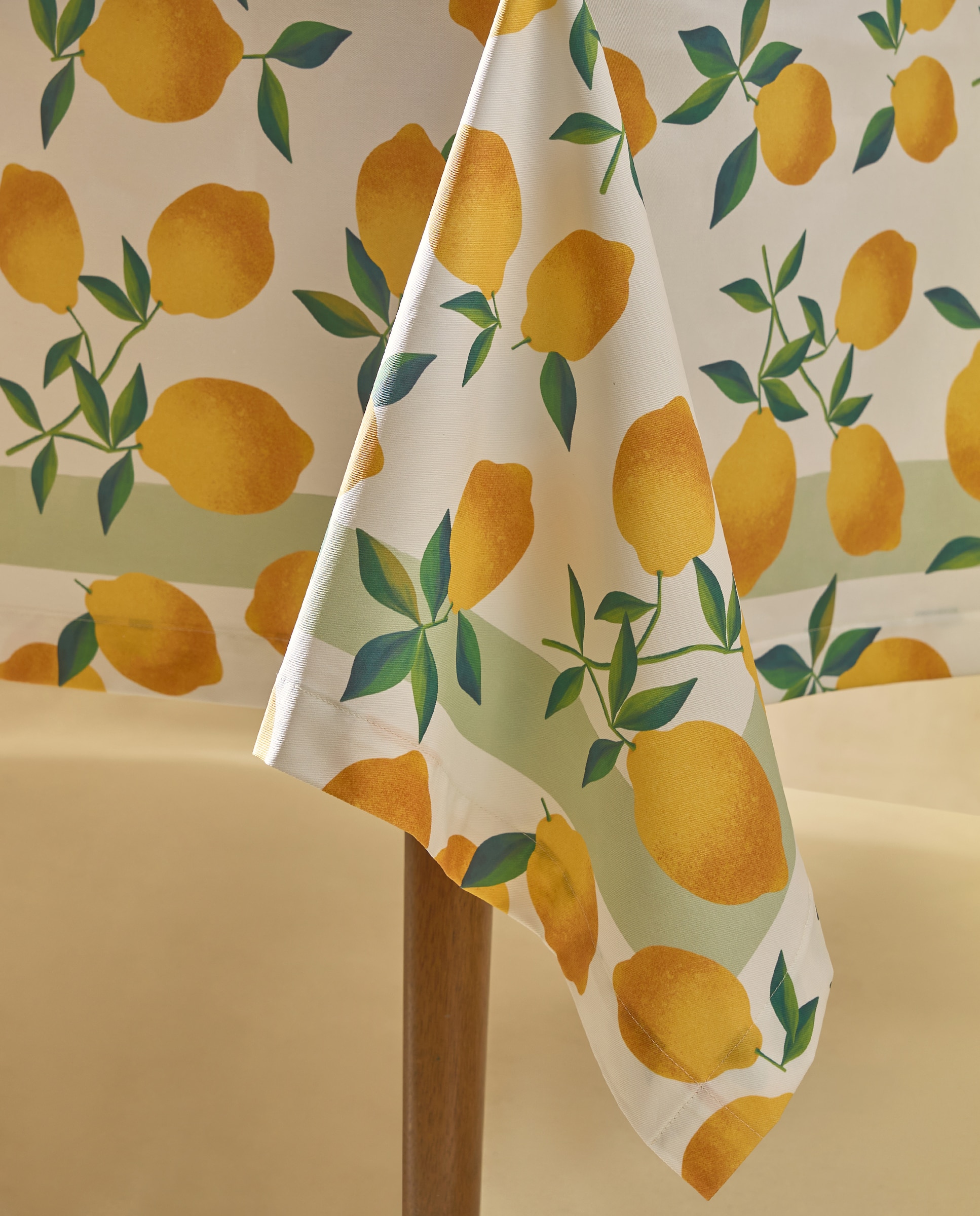 Toalha de Mesa Antinódoas Resinada Limões Amarelo-4