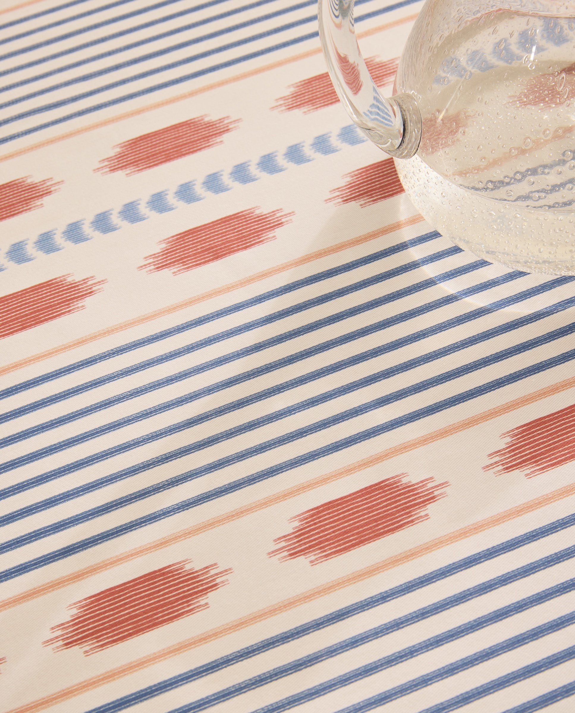 Toalha de Mesa Antinódoas Resinada Tabarca Coral-3