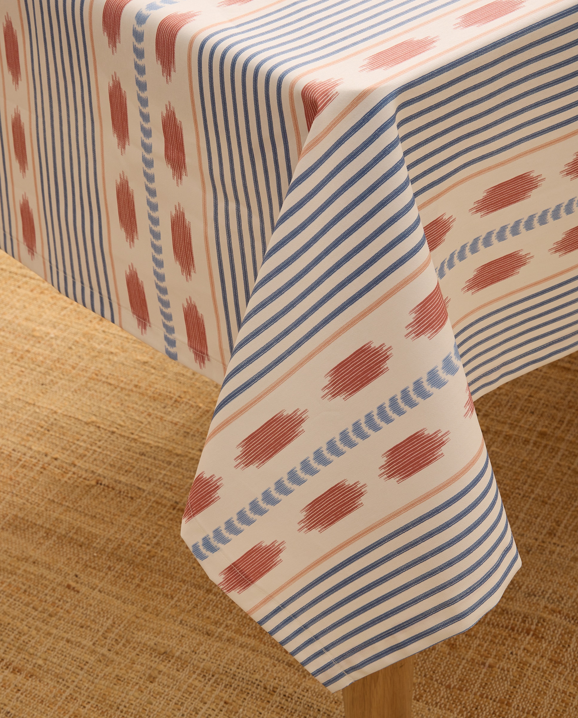 Toalha de Mesa Antinódoas Resinada Tabarca Coral-4