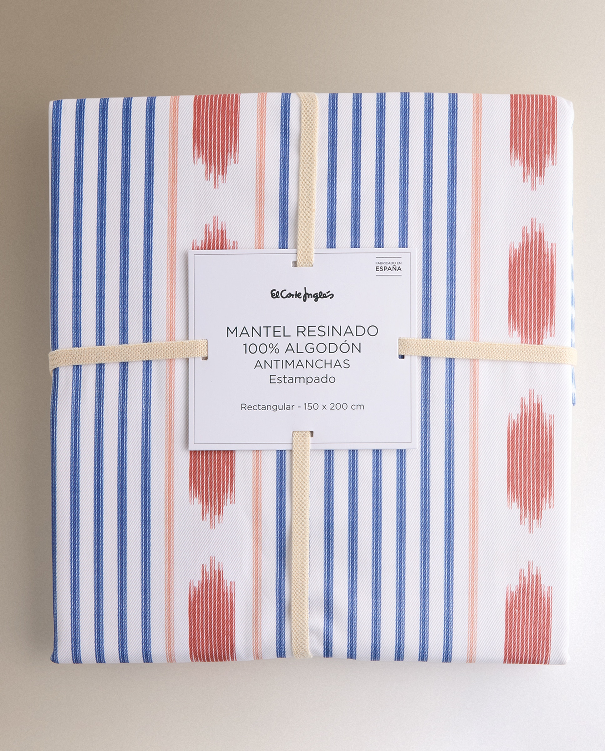 Toalha de Mesa Antinódoas Resinada Tabarca Coral-5