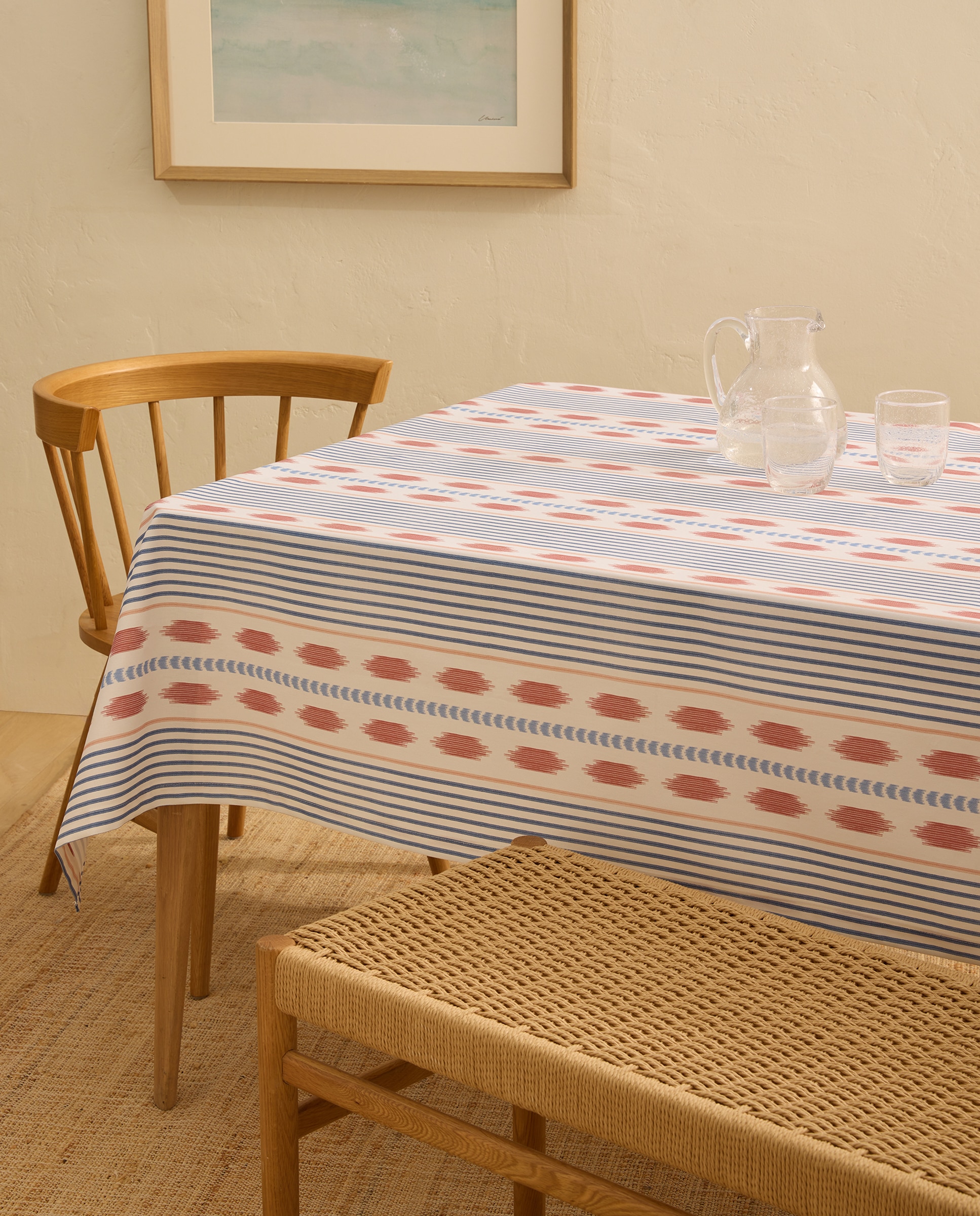 Imagem 0 de Toalha de Mesa Antinódoas Resinada Tabarca