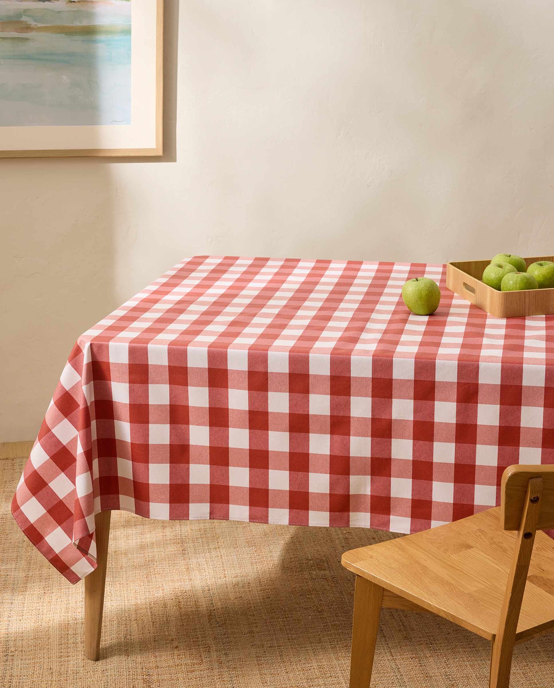 Imagem 0 de Toalha de Mesa Antinódoas Resinada Vichy