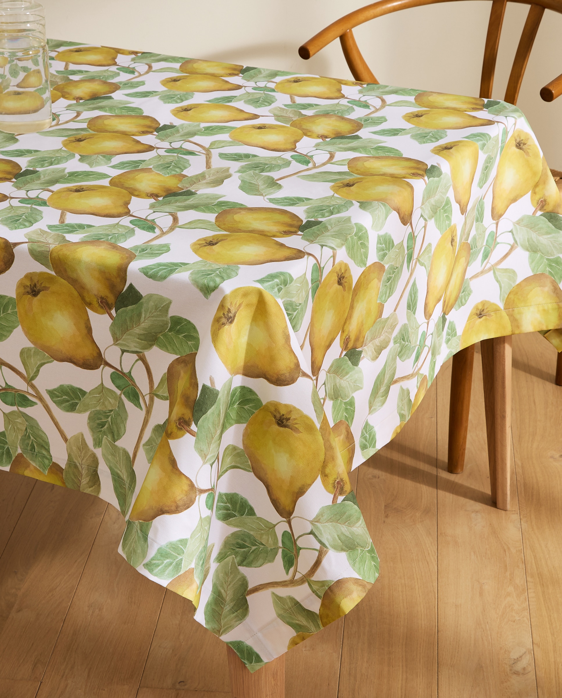 Mantel antimanchas resinado Membrillos - Amarillo 100 x 150 cm Amarillo-1