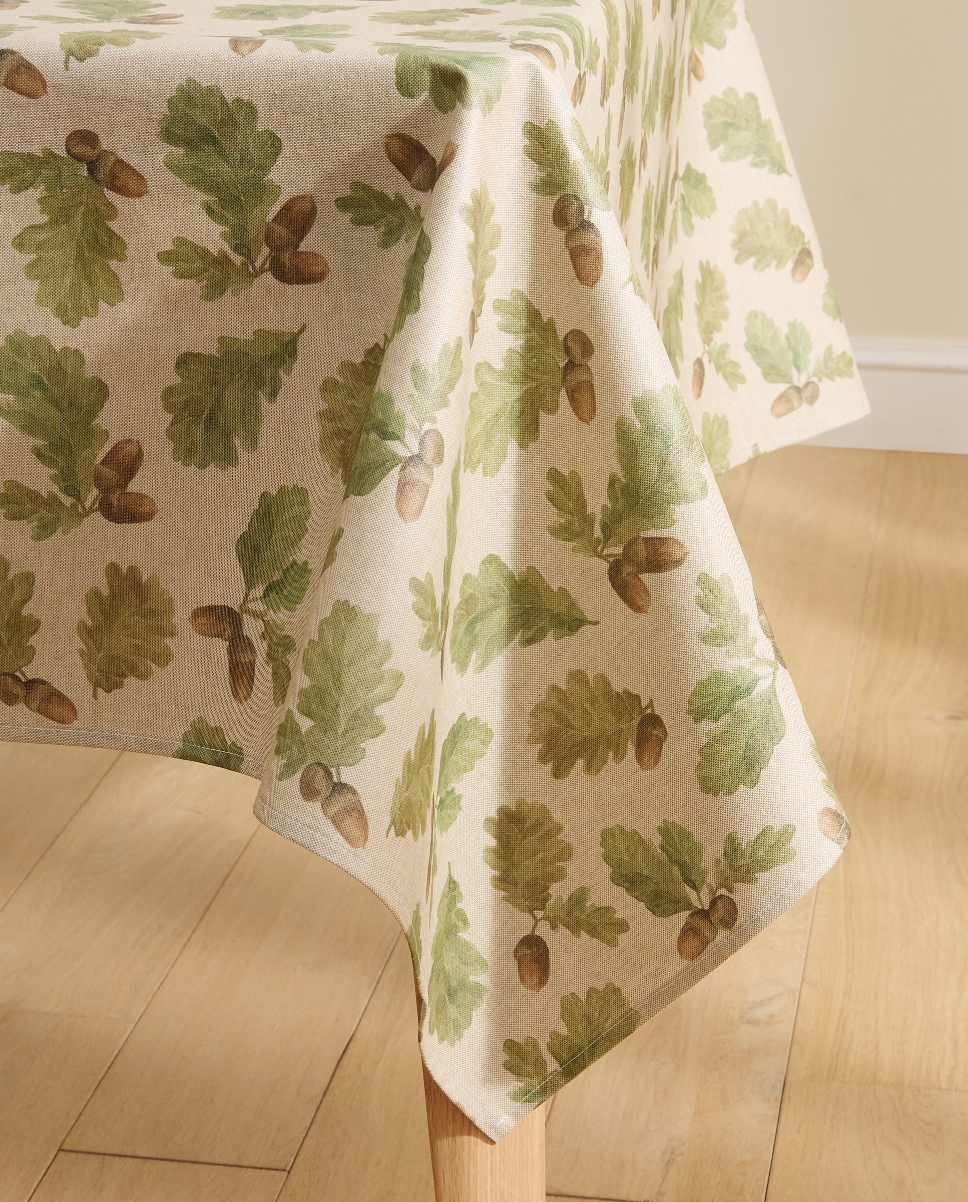 Mantel antimanchas resinado Roble - Beige 100 x 150 cm Beige-4