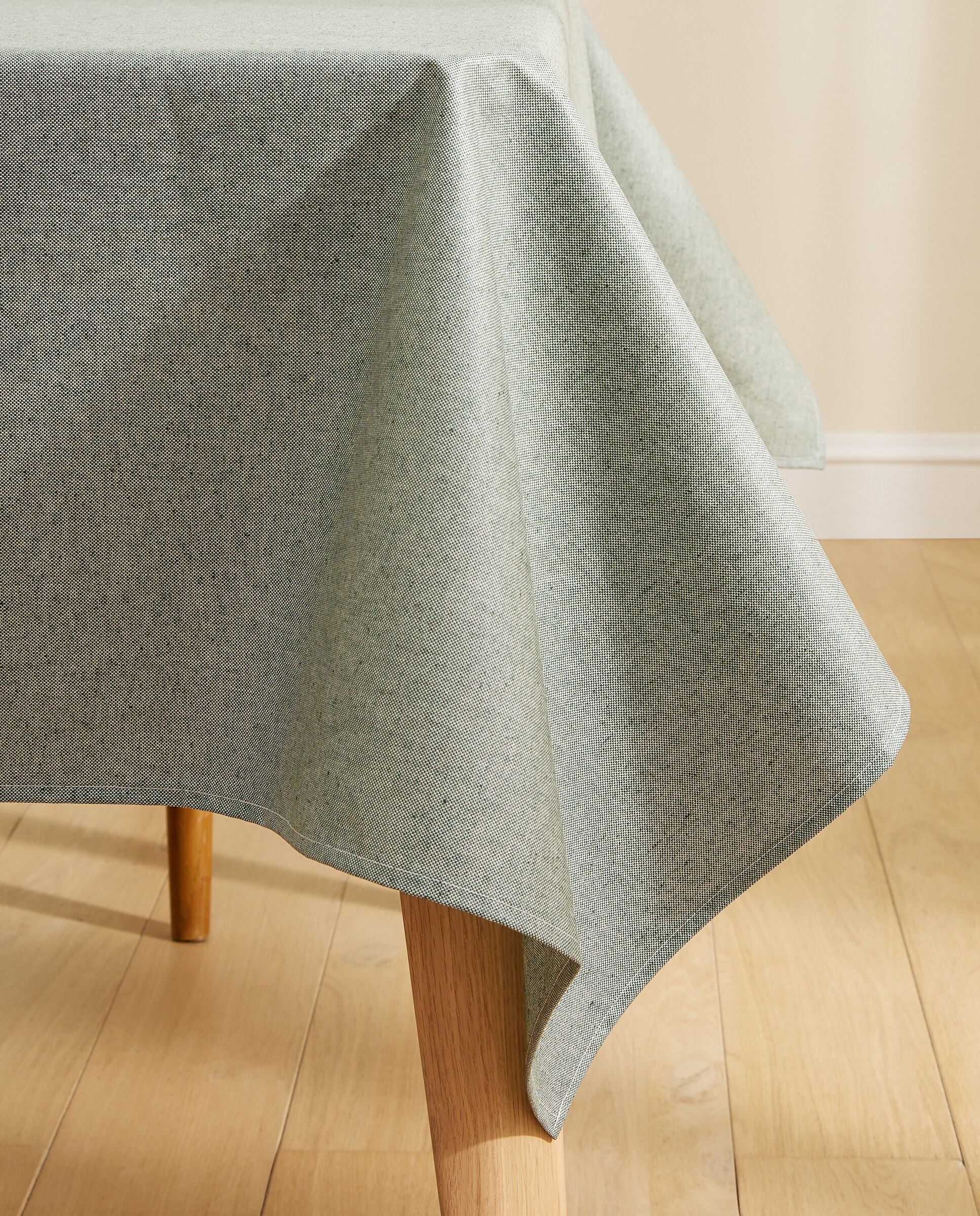 Mantel antimanchas resinado Chambrai - Verde 100 x 150 cm Verde-4
