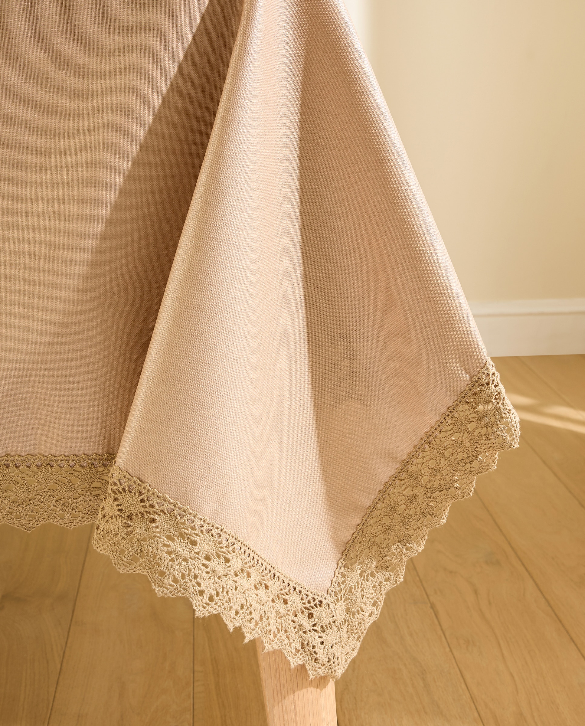 Mantel antimanchas resinado Wendy - Beige 150 x 300 cm Beige-4