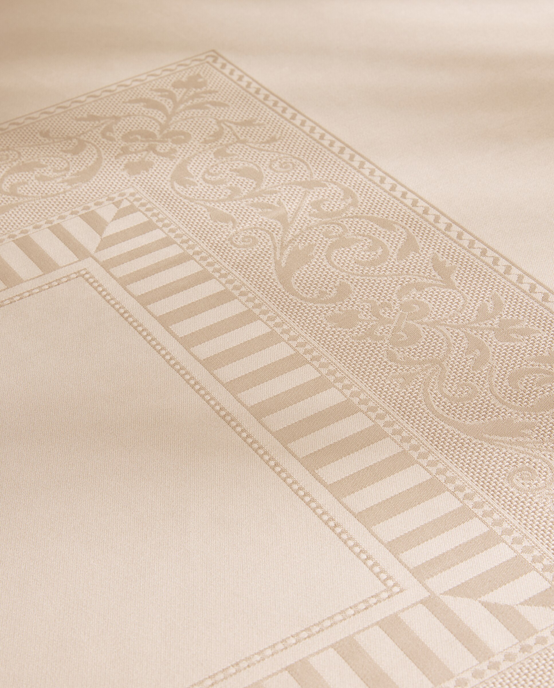 Mantel algodón Versalles - Beige 170 x 400 cm Beige-3
