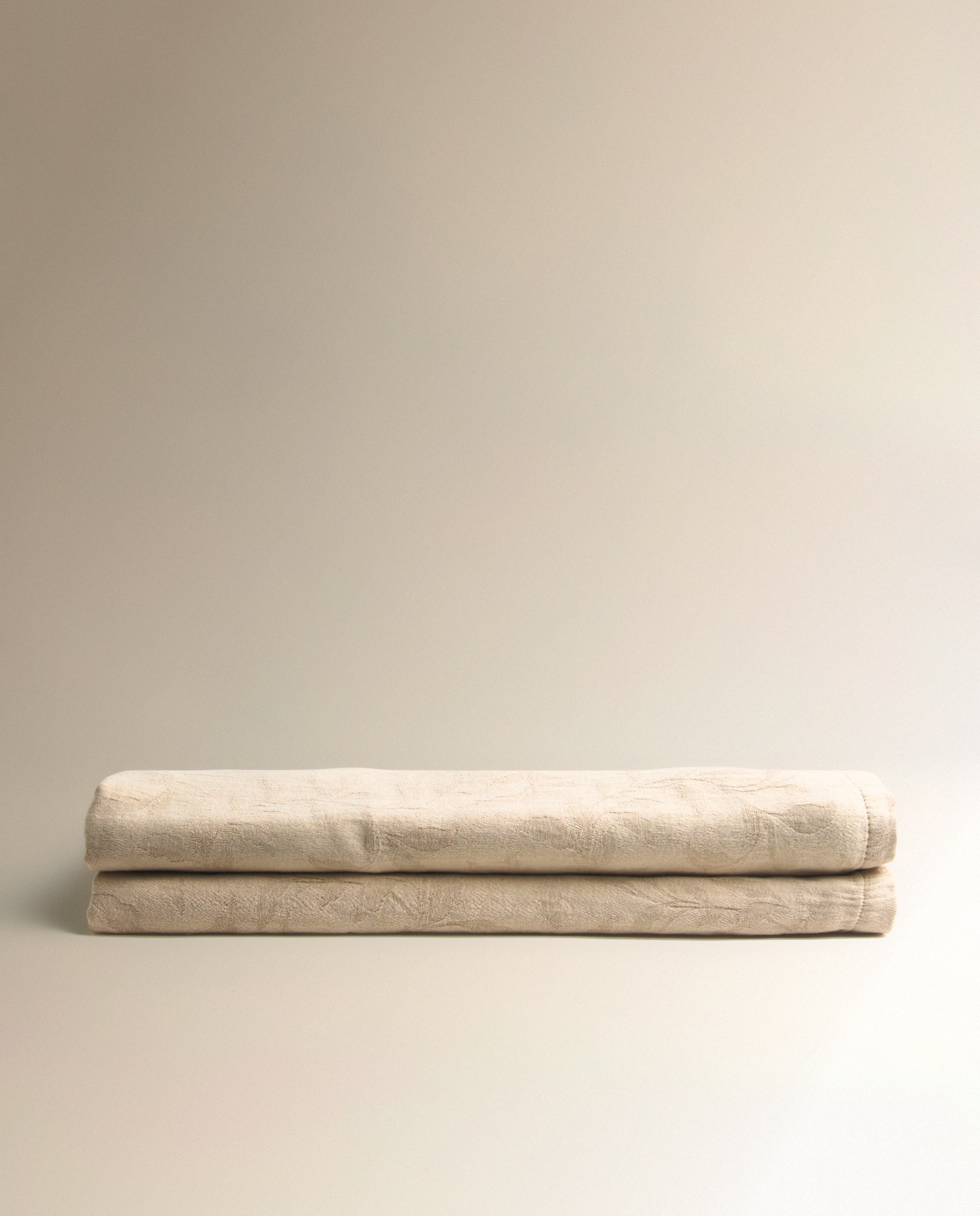 Mantel algodón Anne - Beige 170 x 170 cm Beige-2