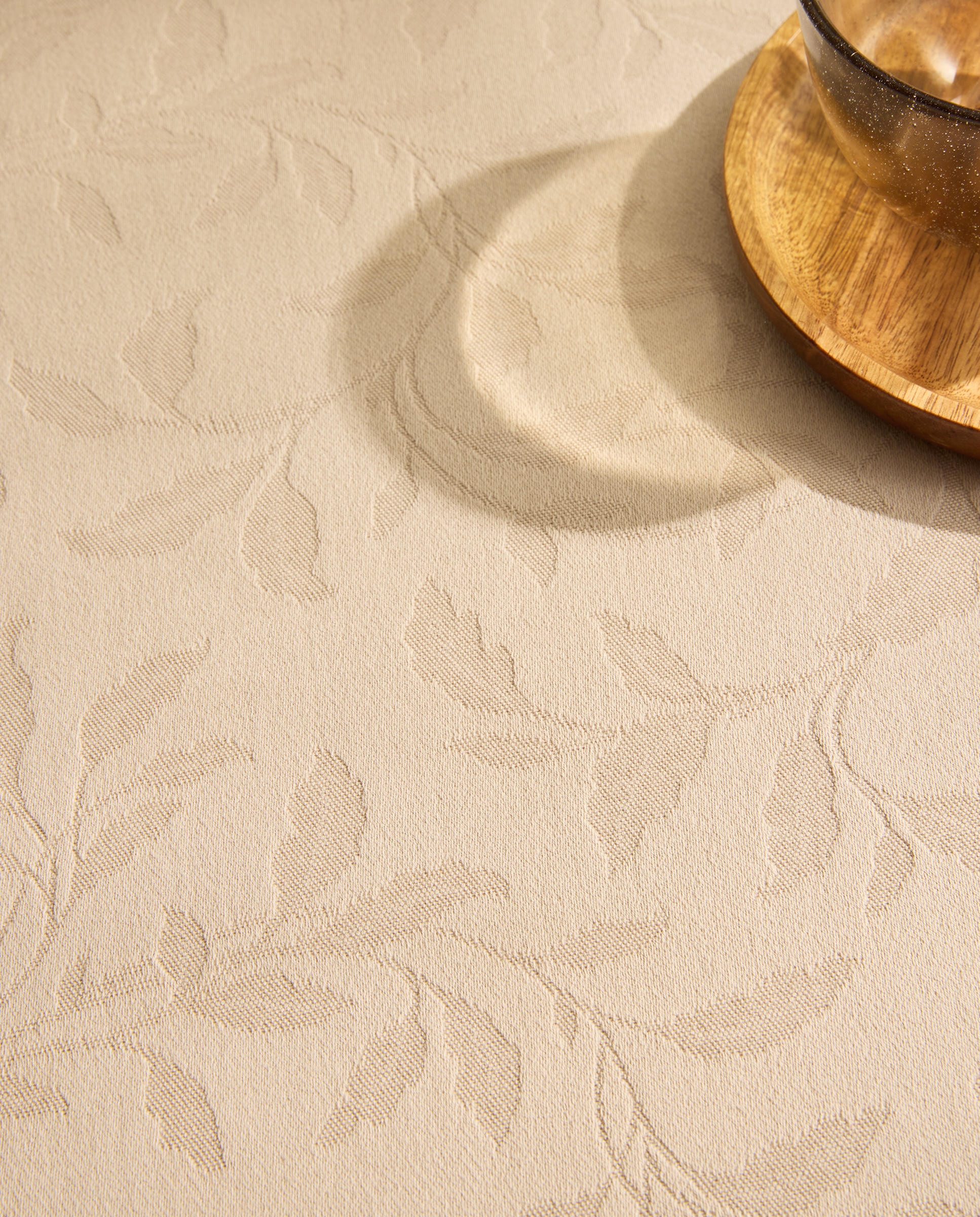 Mantel algodón Anne - Beige 170 x 170 cm Beige-3