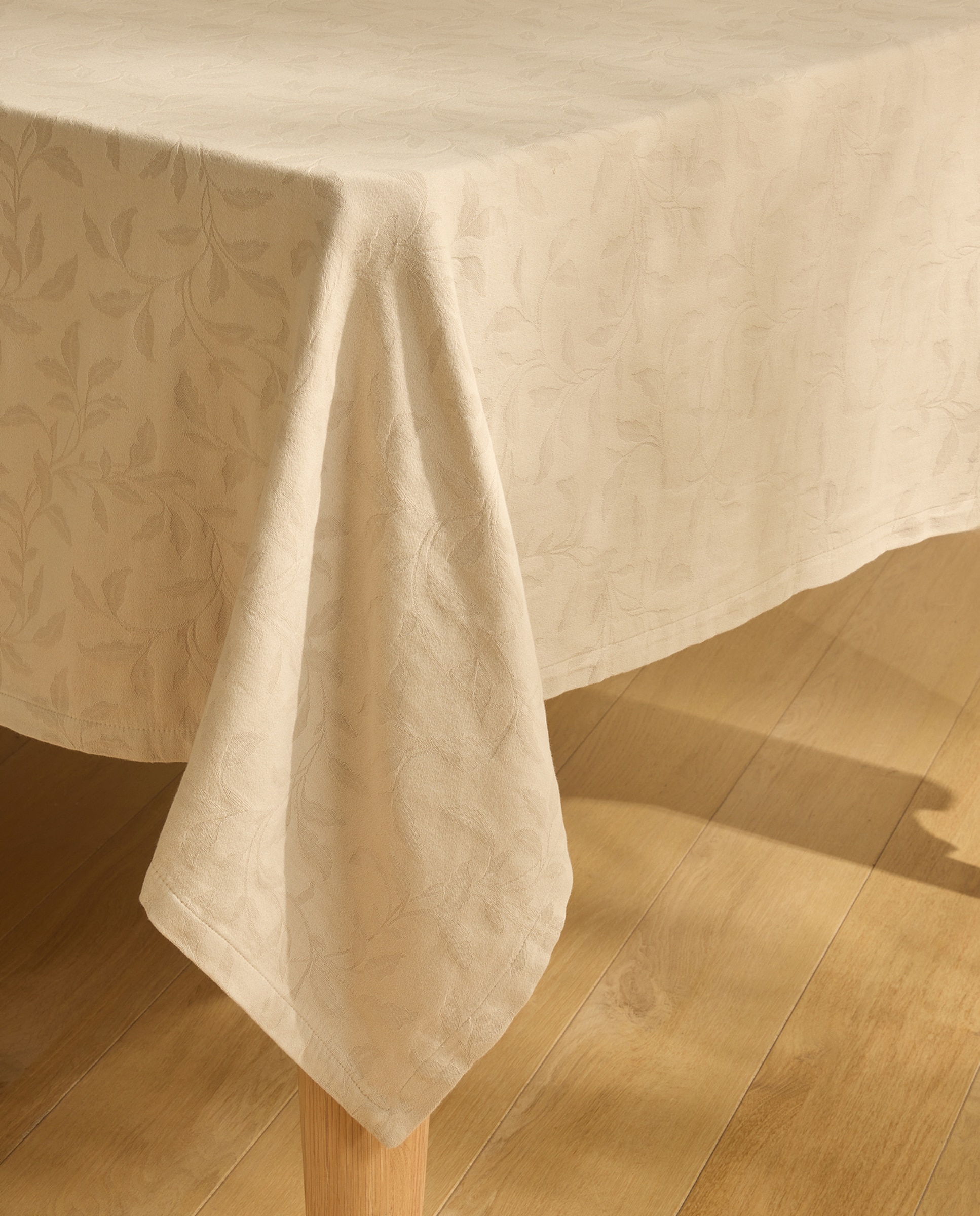 Mantel algodón Anne - Beige 170 x 170 cm Beige-4
