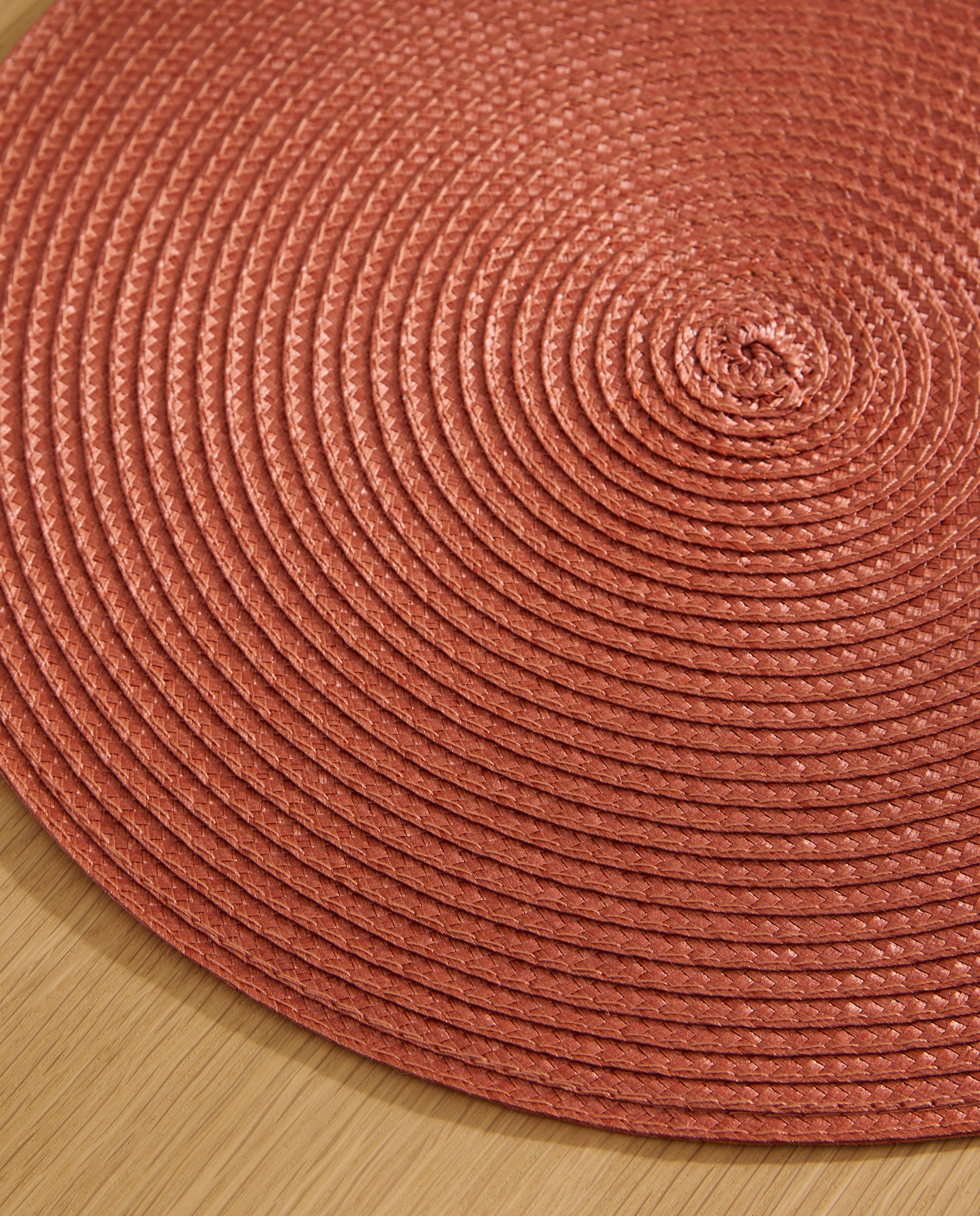 Mantel individual Díscolo El Corte Inglés - Coral Diámetro 38 cm Coral-3
