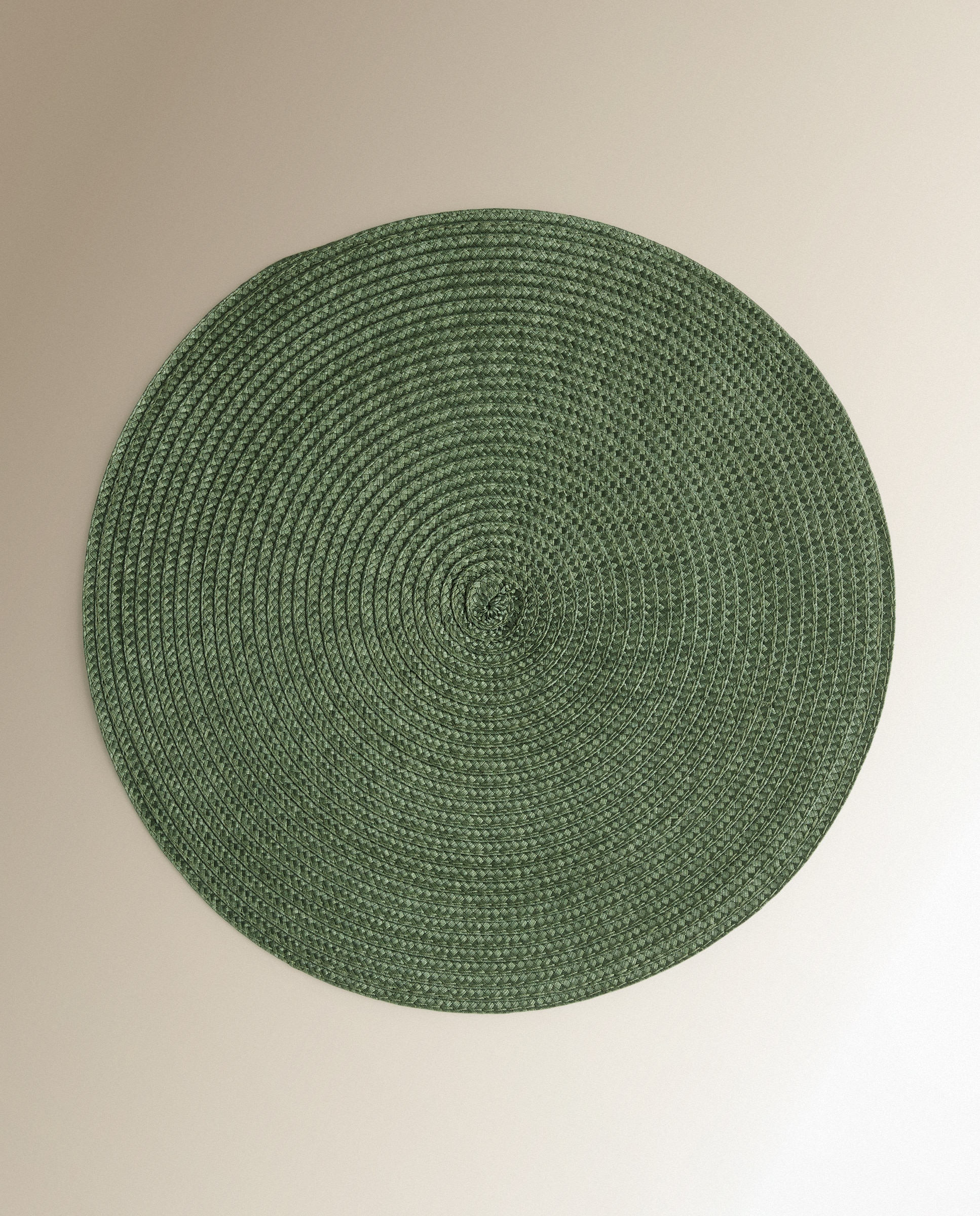 Mantel individual Díscolo El Corte Inglés - Verde Diámetro 38 cm Verde-2
