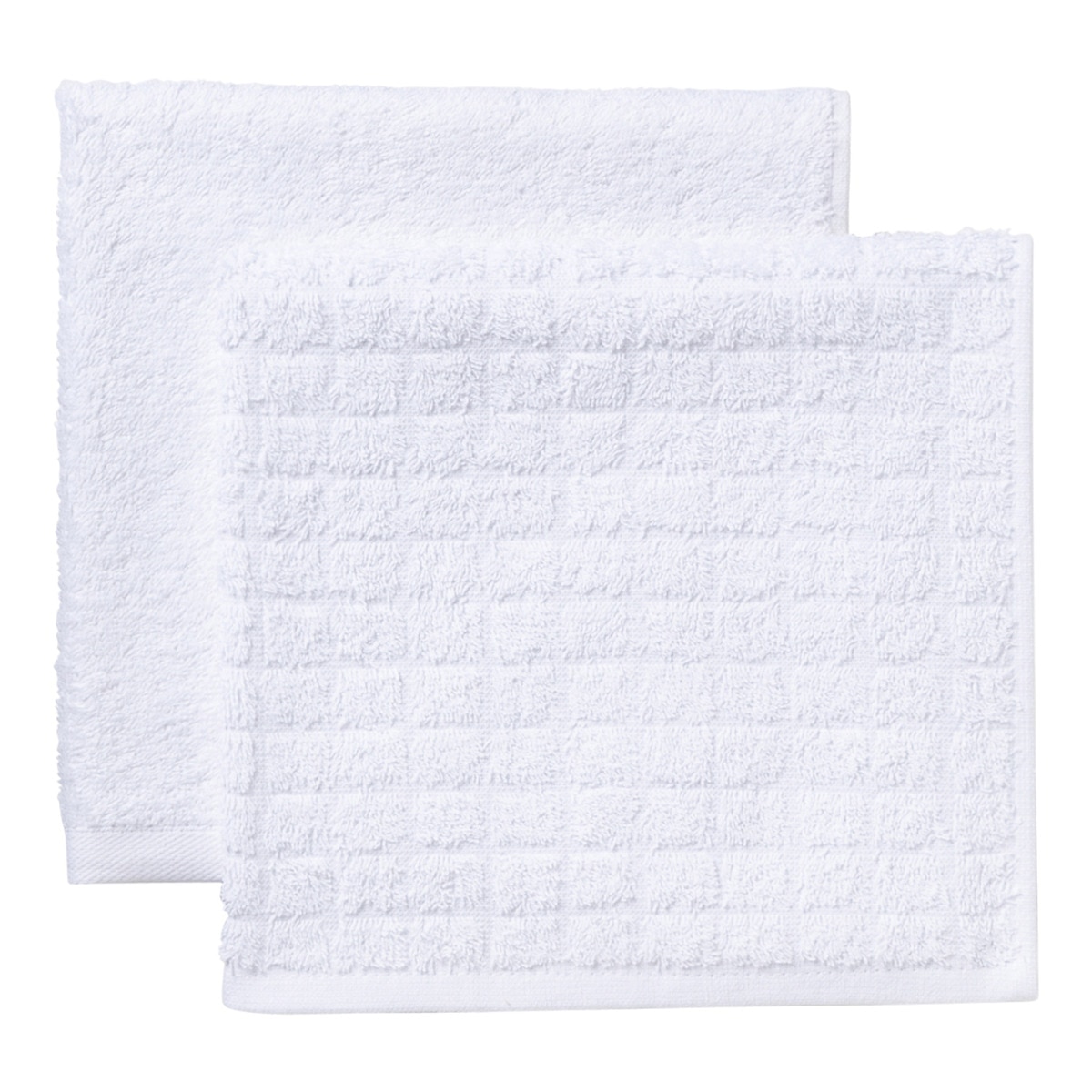 Conjunto de 2 Panos de Algodão Ariel 2 Branco-1