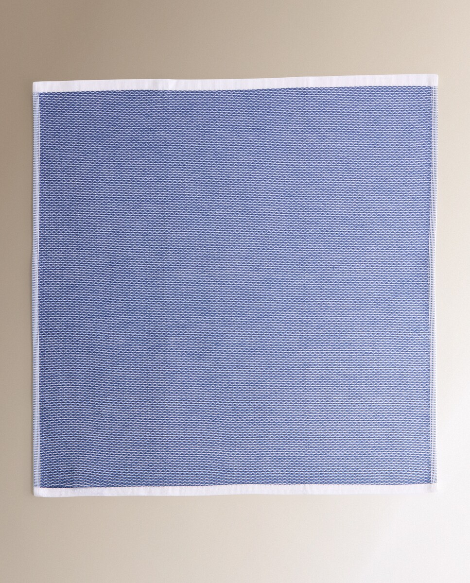 Conjunto de 4 panos de algodão sustentável Heidi Azul-4