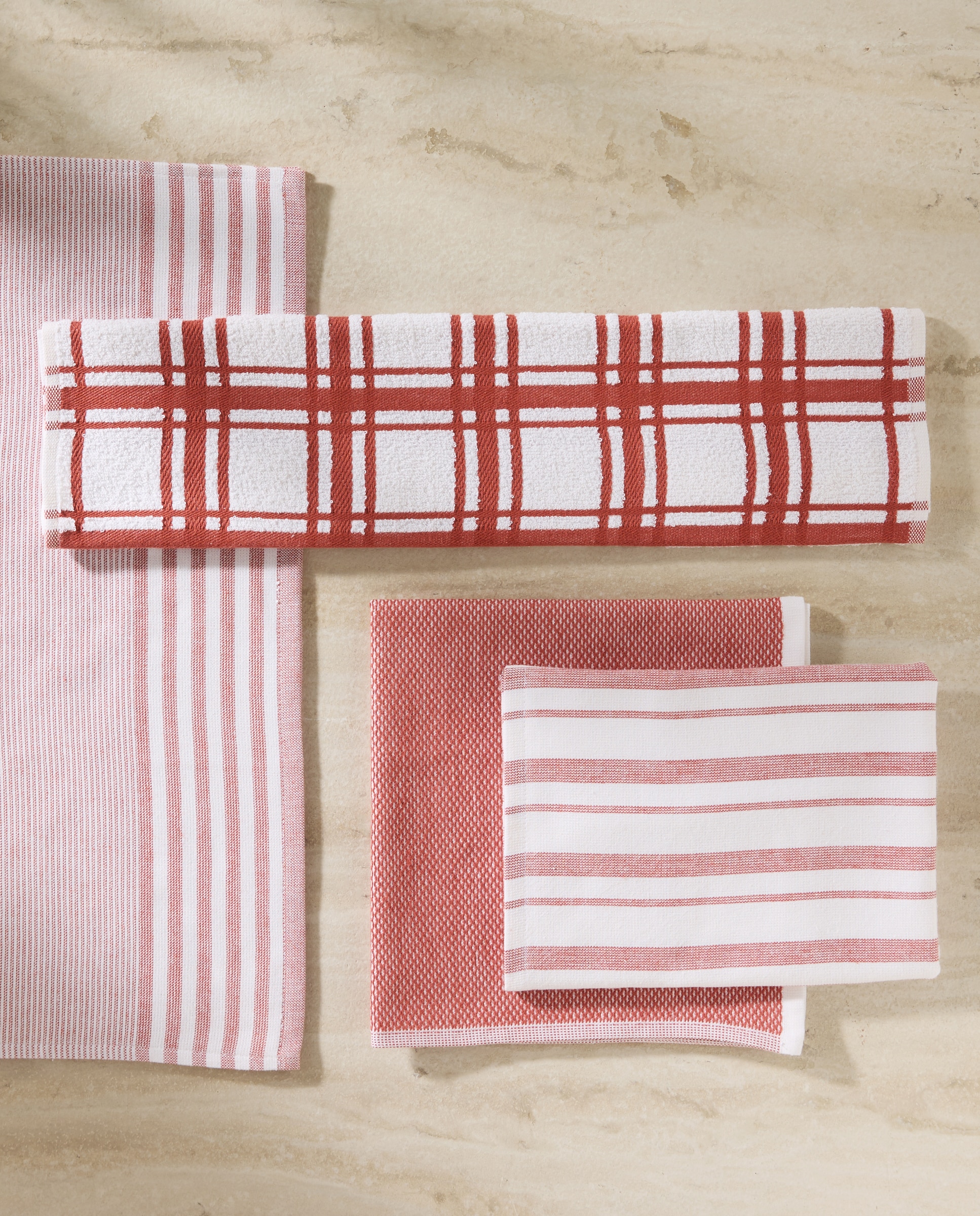 Set 4 paños algodón sostenible Heidi El Corte Inglés - Cereza Cereza-1
