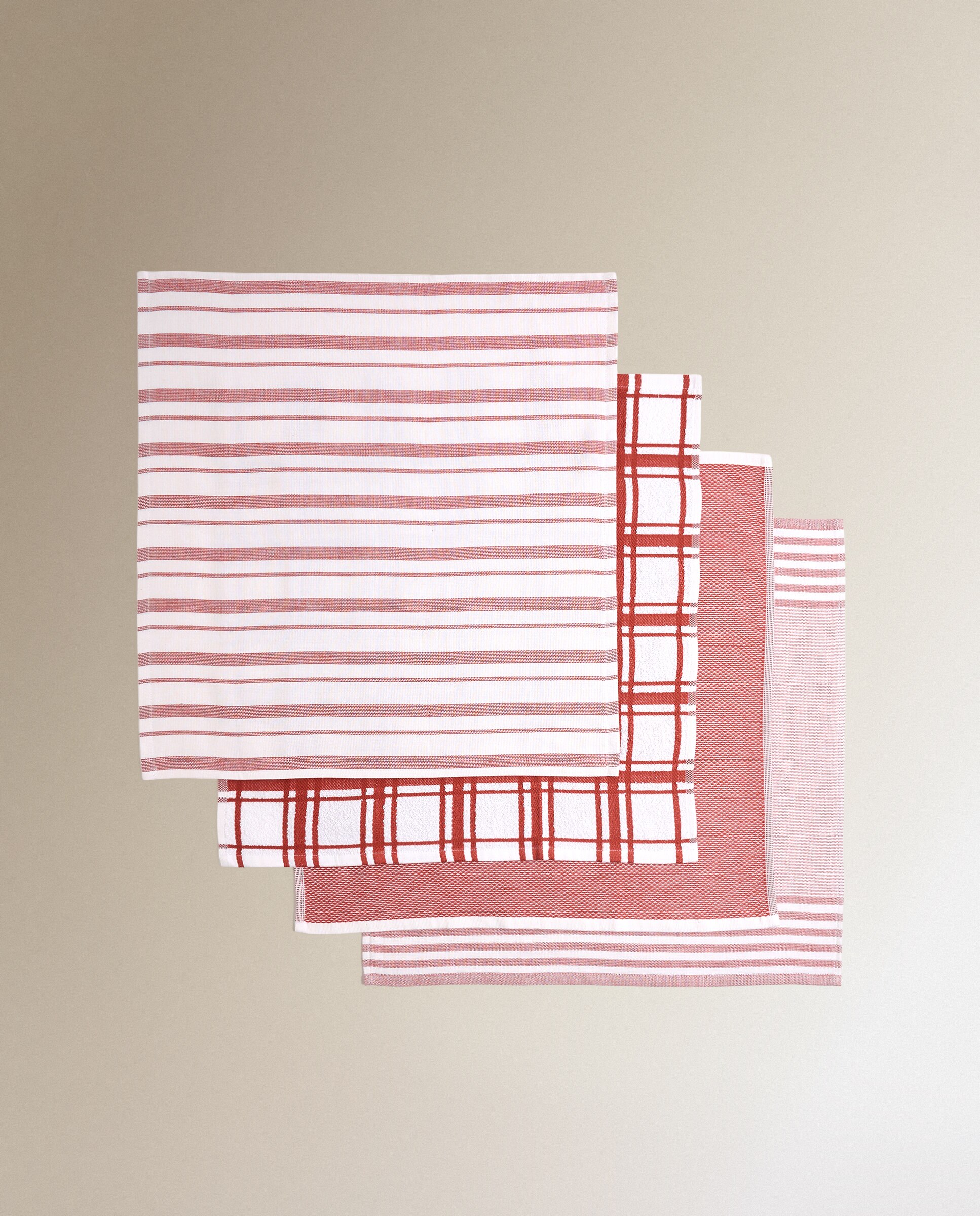 Set 4 paños algodón sostenible Heidi El Corte Inglés - Cereza Cereza-5
