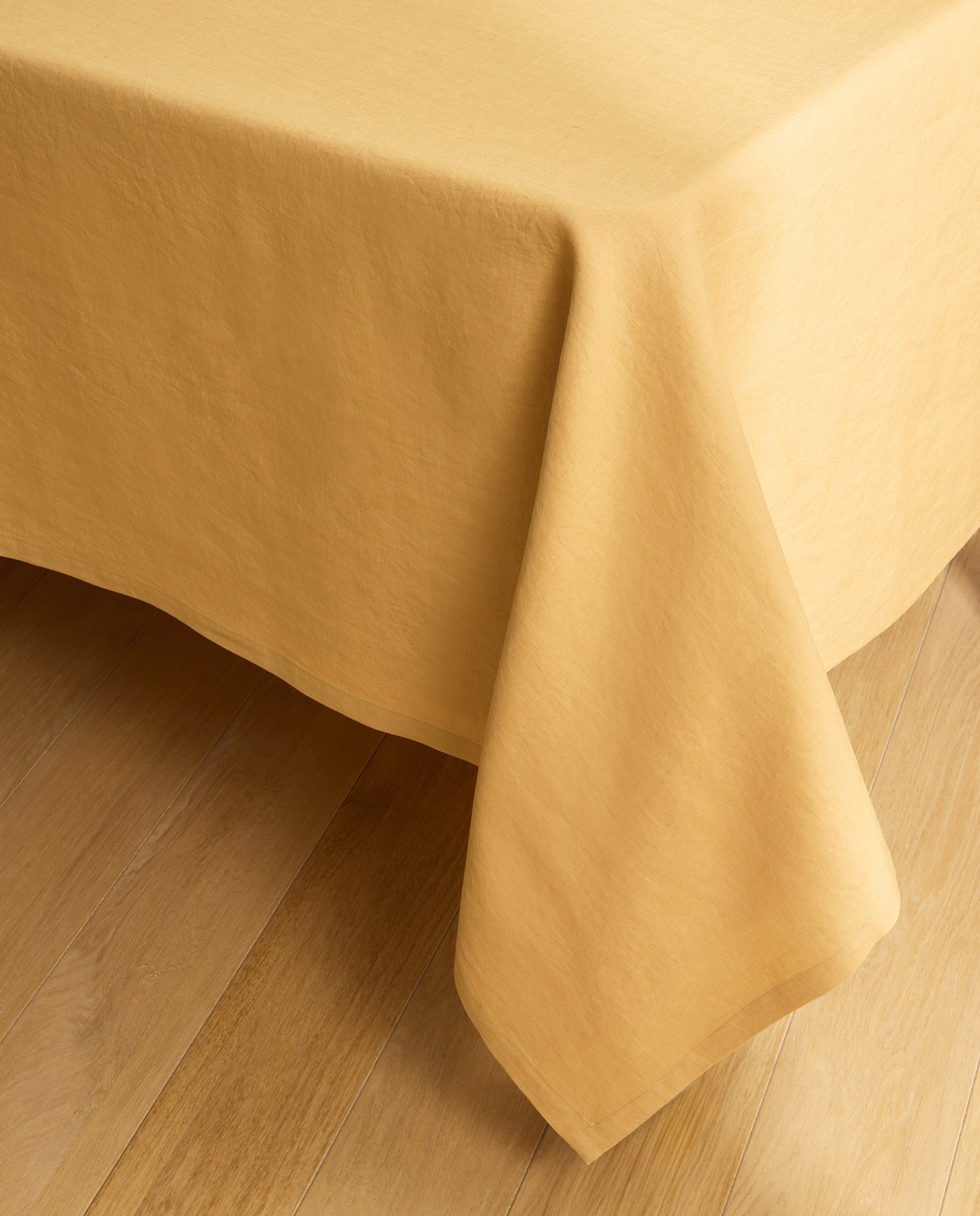 Toalha de Mesa Linho Room Mostarda-4