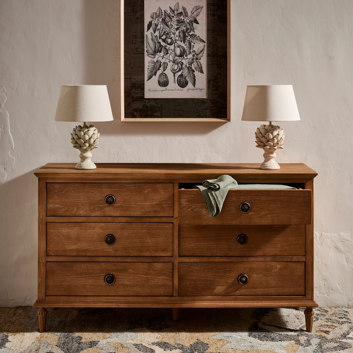 Toalha de Mesa Linho Room Verde-escuro-4