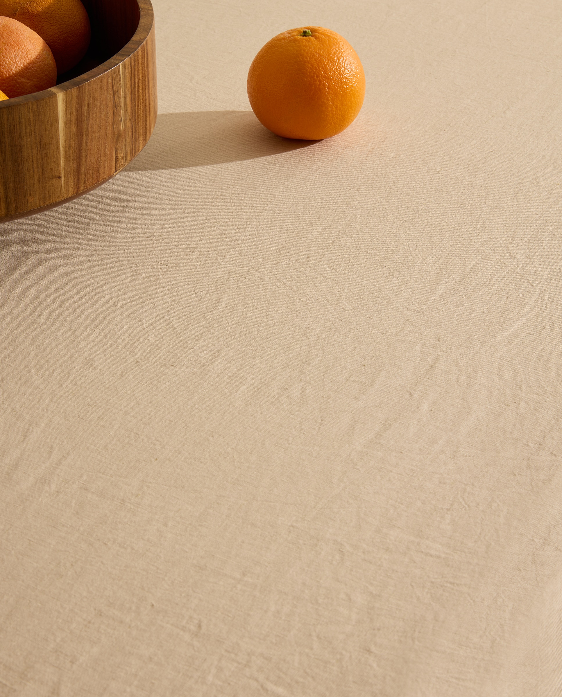 Mantel Lino Room - El Corte Inglés - Beige 170 x 170 cm Beige-3