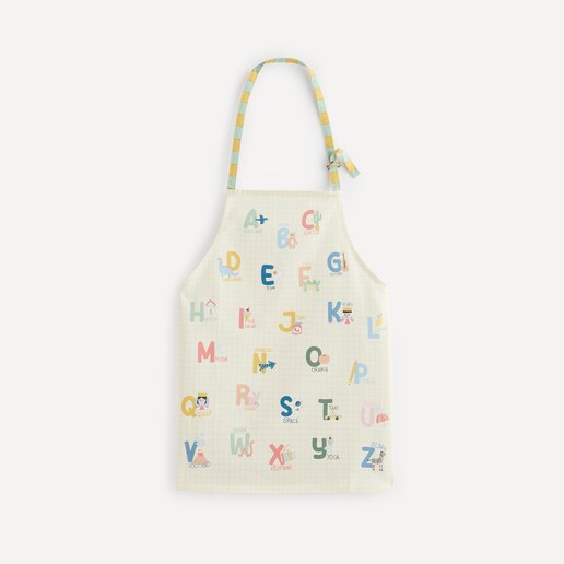 Delantal infantil algodón Alphabet Mini Home - El Corte Inglés