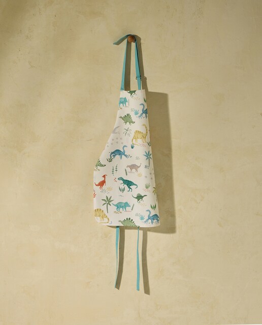 Imagem 0 de Avental Infantil de Algodão Dinossauros