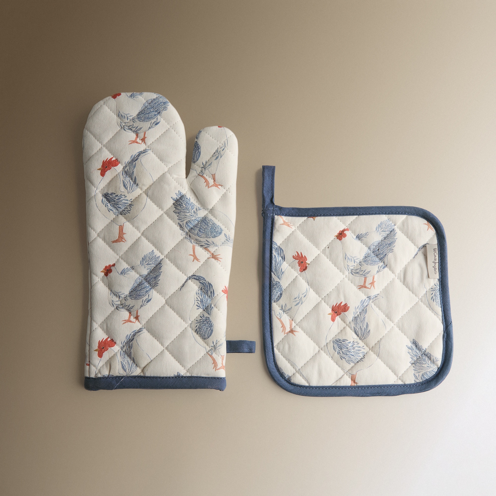 Imagem 0 de Conjunto de Luva e Pega Hens