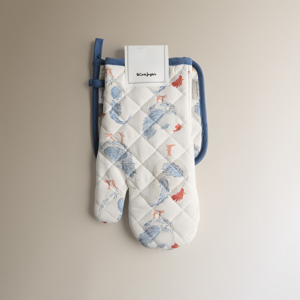 Set manopla y agarrador Hens Multicolor-3