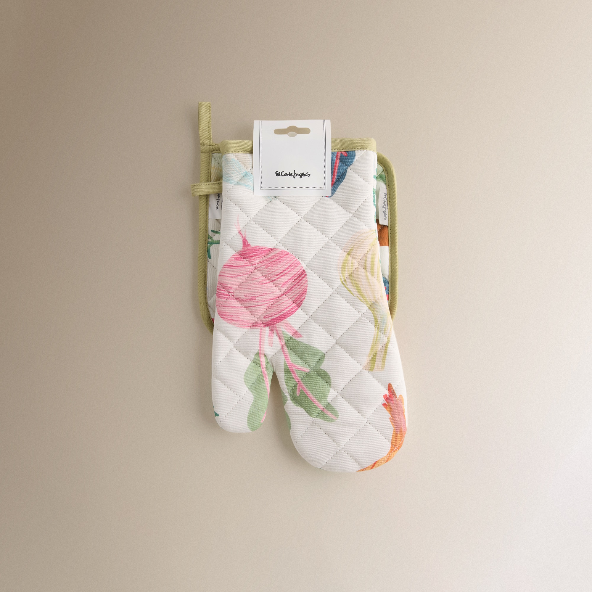 Conjunto de Luva e Pega Veggie Multicolor-3