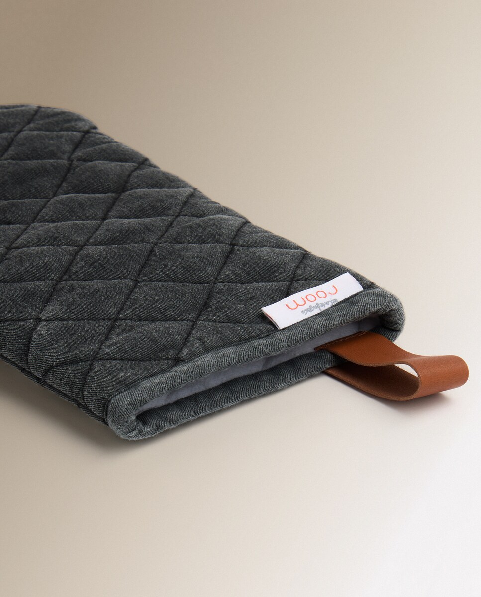 Conjunto de Luva e Pega Vali Cinzento-2