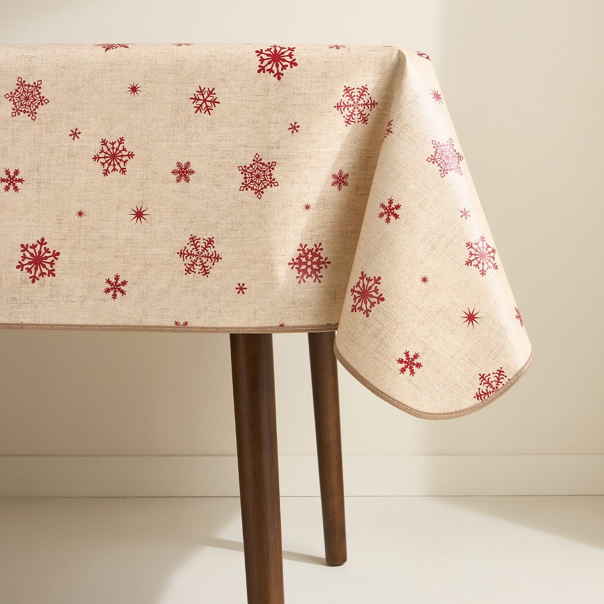 Mantel antimanchas PVC Copos Basics El Corte Inglés Beige-3