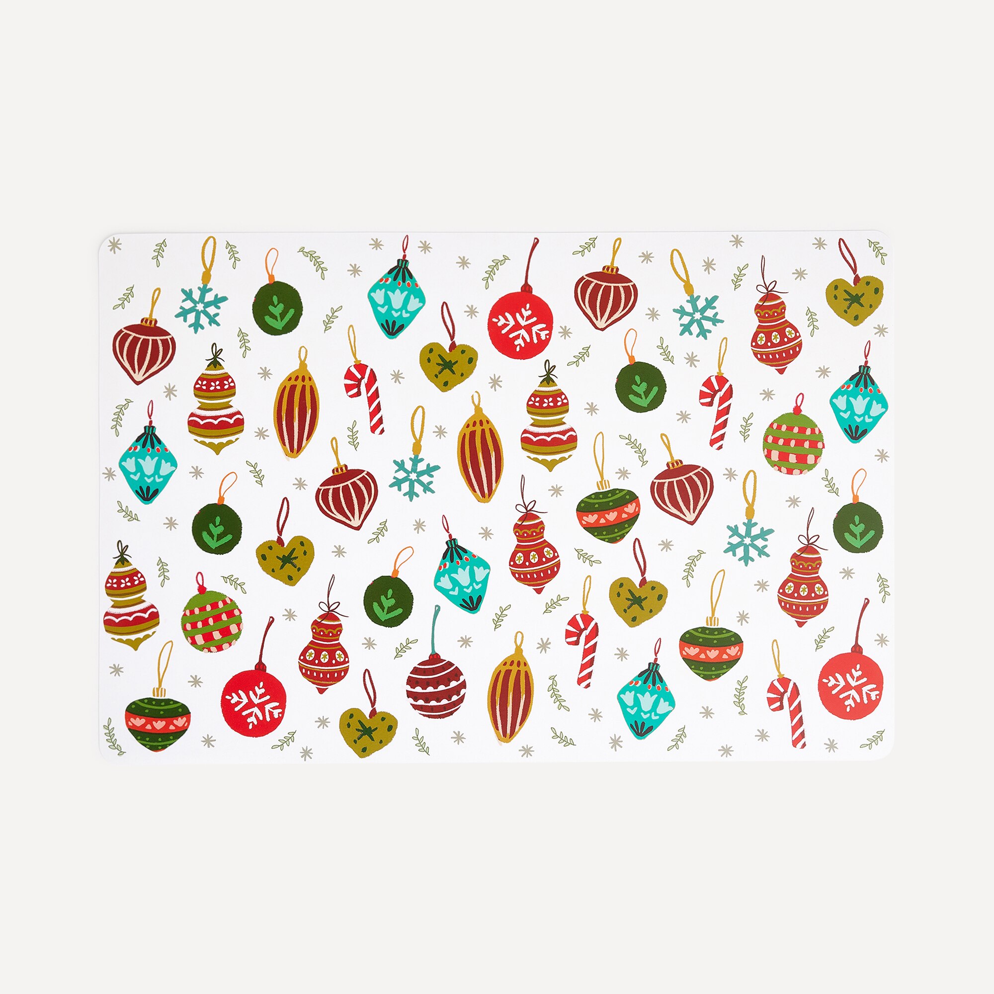Mantel individual navideño PVC Ornament Basics El Corte Inglés Multicolor-4