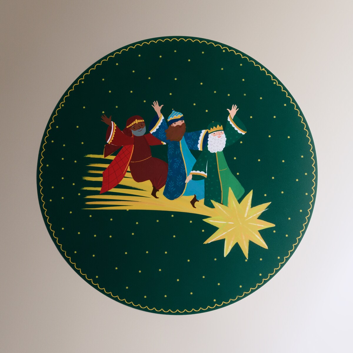 Individual de PVC Oriente Verde-2