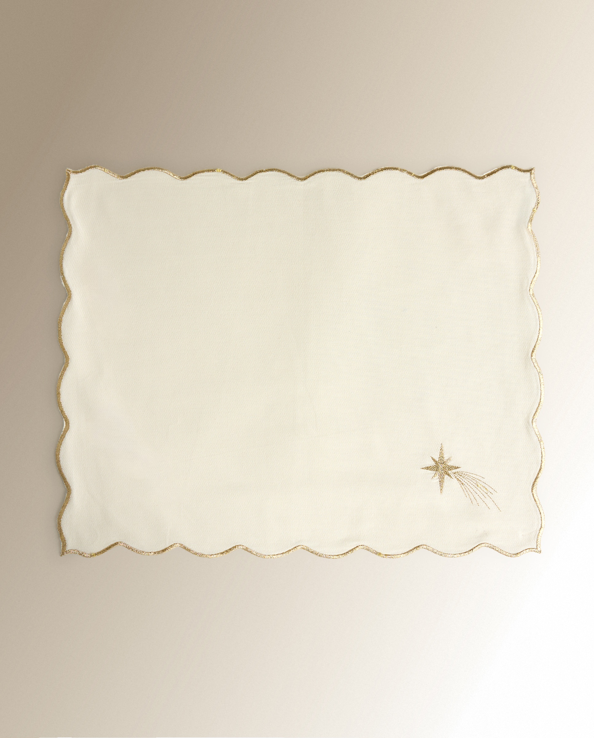 Imagen 2 de Mantel individual algodón Midnight - Oro 40 x 50 cm Oro