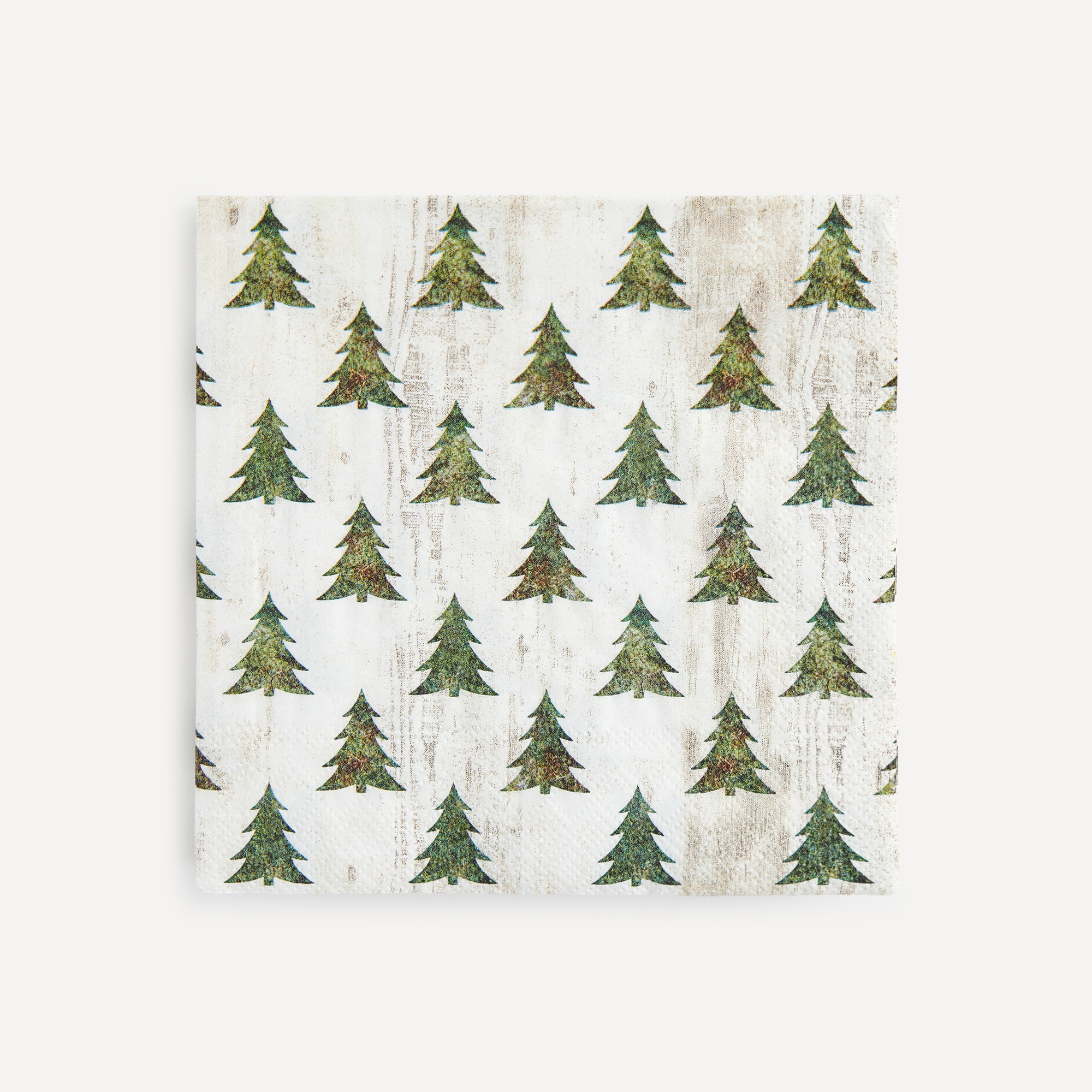 Pack de 20 Guardanapos Natalícios Moss Trees de Papel Multicolor-1