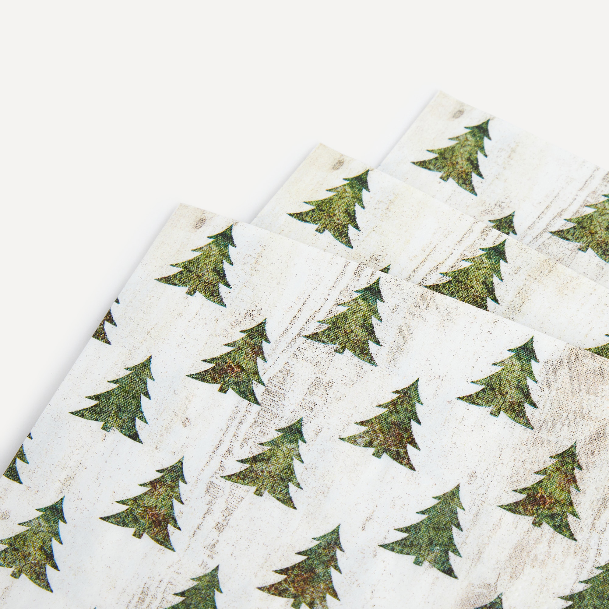 Pack de 20 Guardanapos Natalícios Moss Trees de Papel Multicolor-3