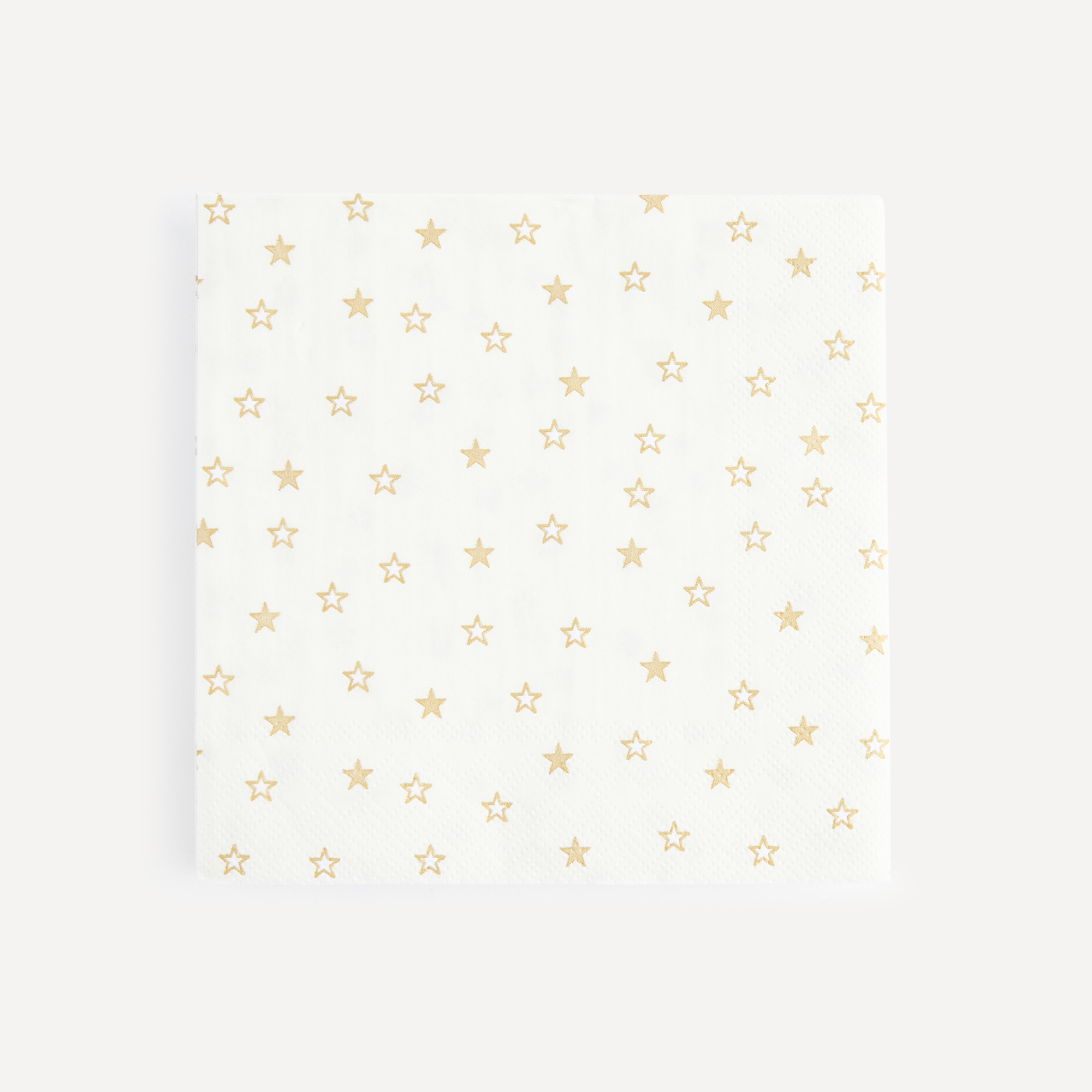 Pack de 20 Guardanapos de Papel Little Stars Ouro-1