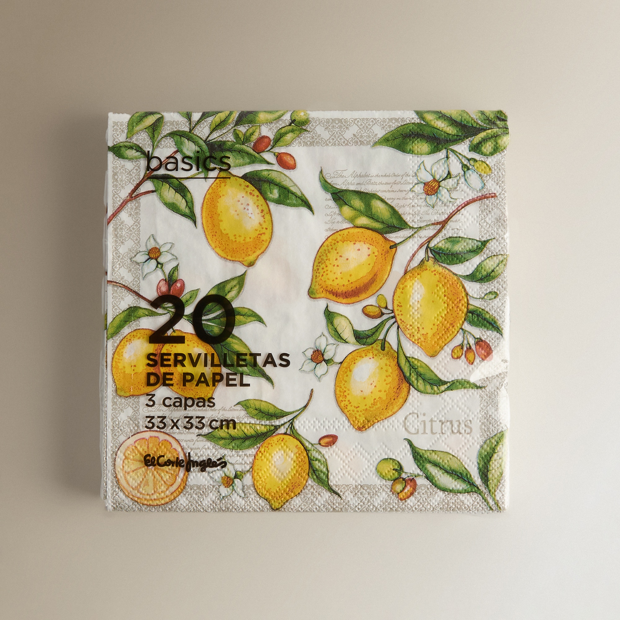 Pack de 20 Guardanapos de Papel Citrus Multicolor-2