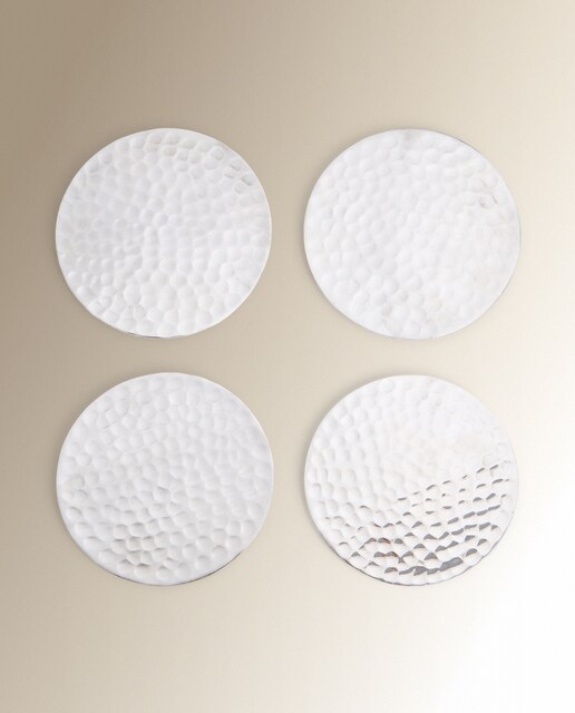 Set de 4 posavasos Martelé El Corte Inglés